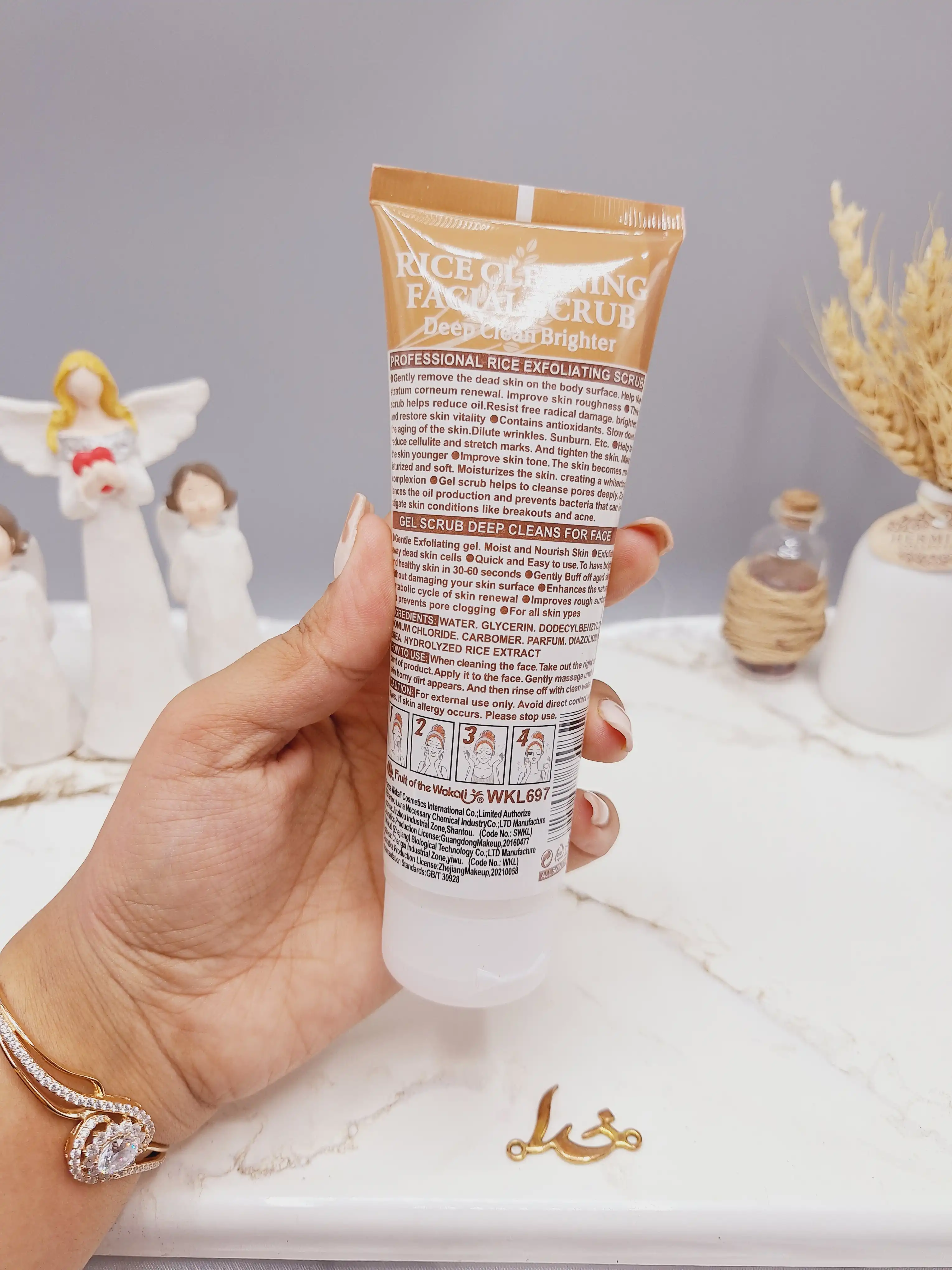 اسکراب تیوپی لایه بردار برنج برند EXFOLIATING کدWKL697