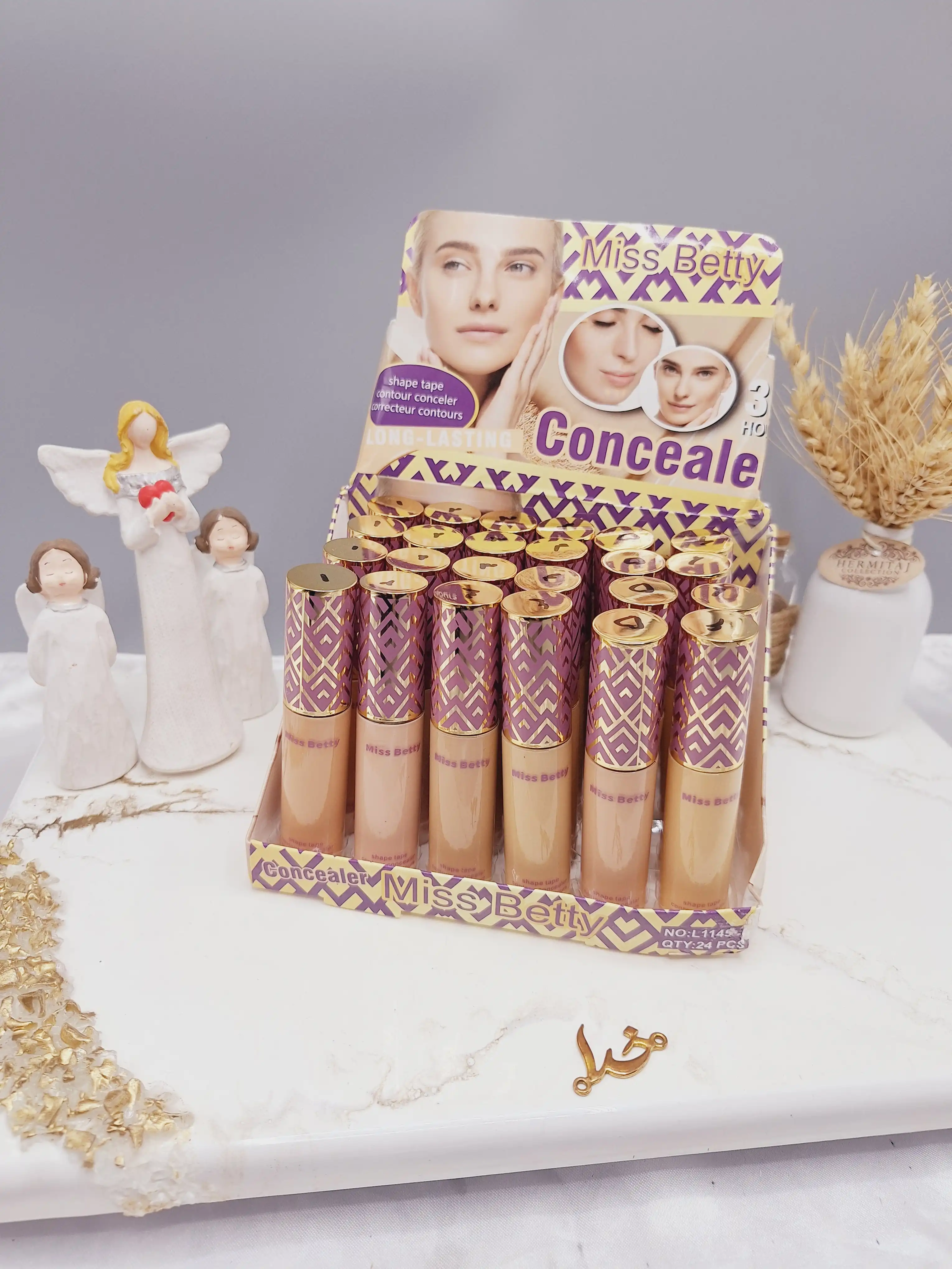 کانسیلرزیرچشم برند میس بیوتی MissBetty مناسب پوشانندگی عیوب صورت کدL1145