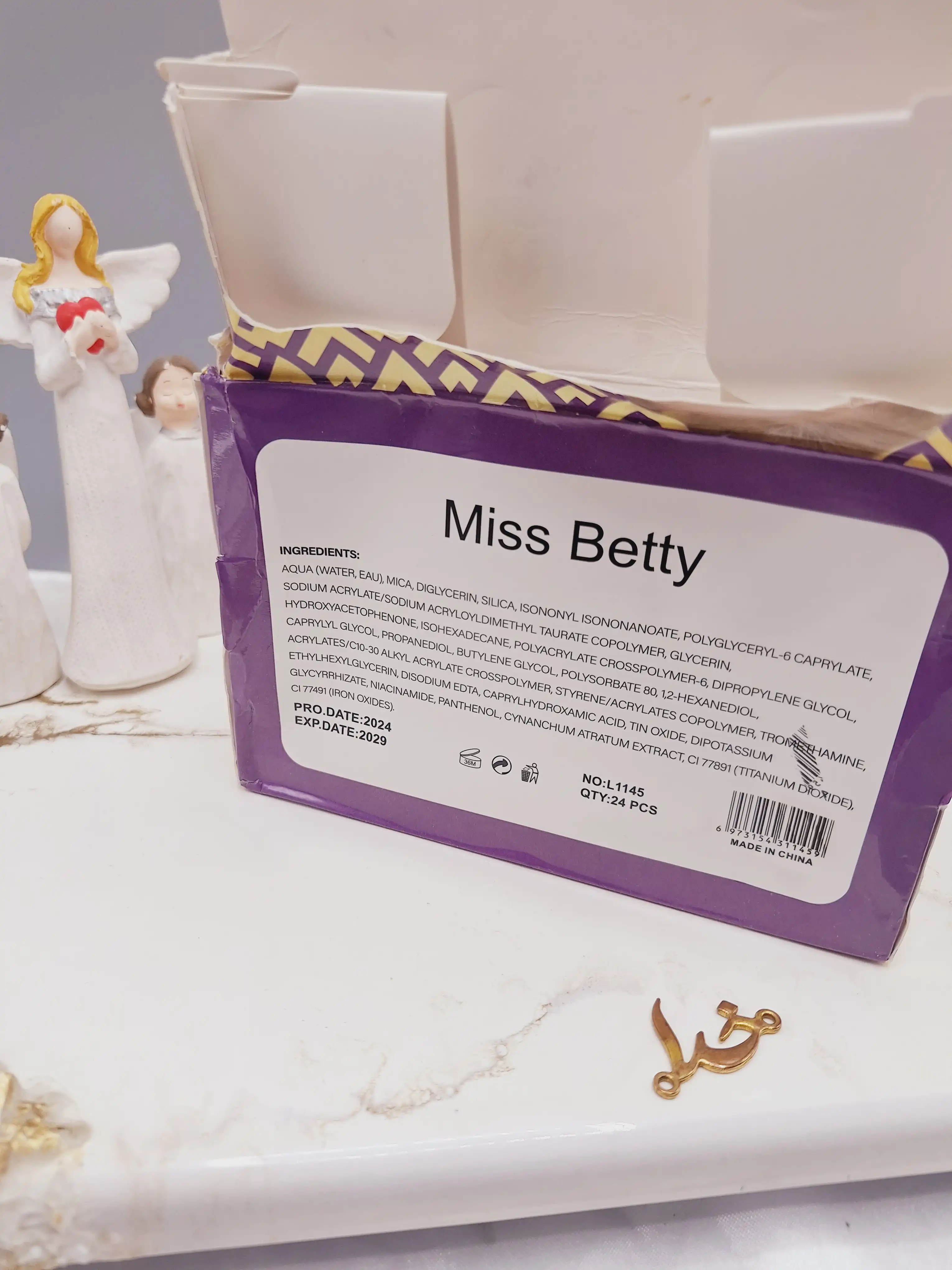 کانسیلرزیرچشم برند میس بیوتی MissBetty مناسب پوشانندگی عیوب صورت کدL1145