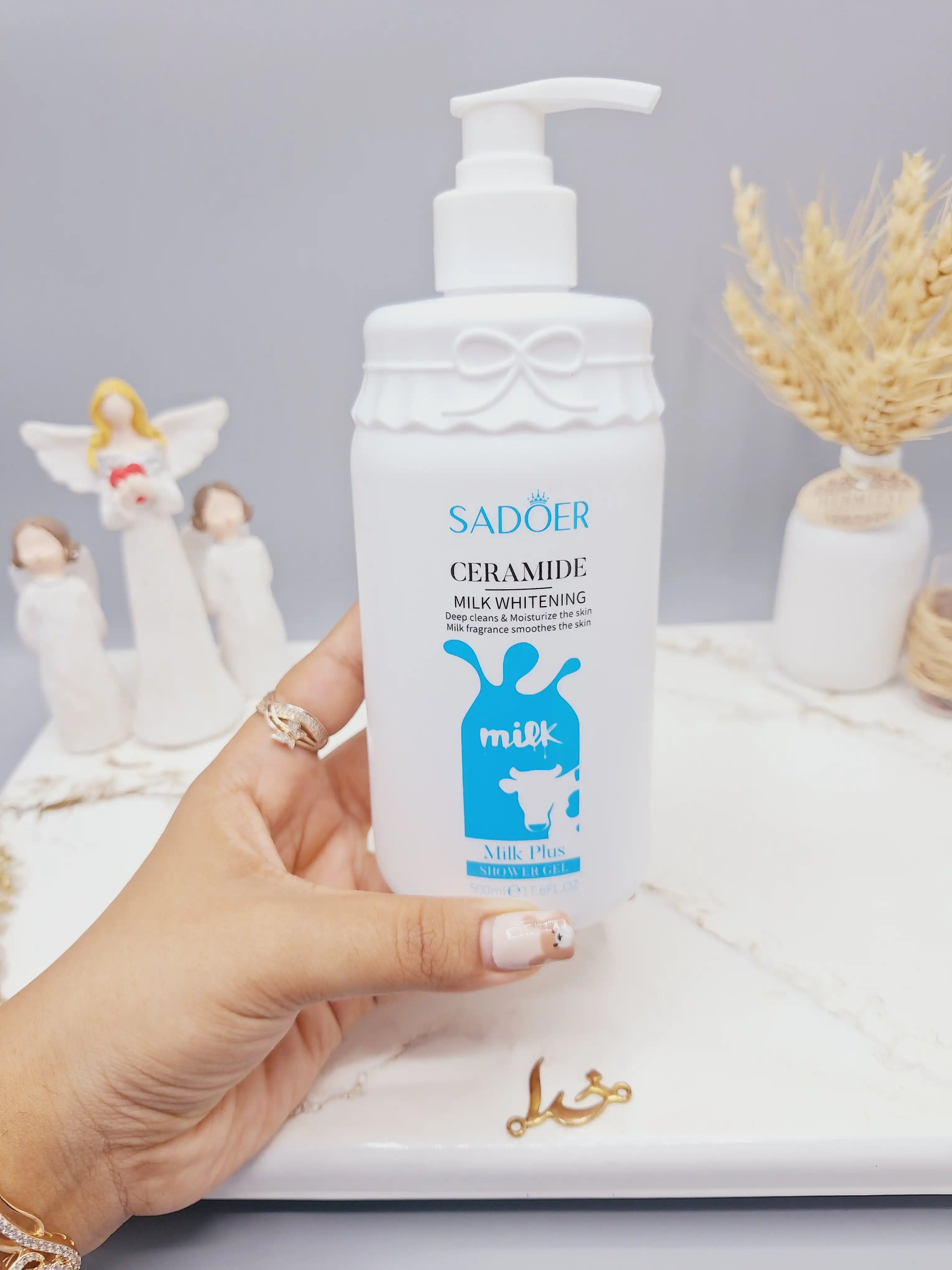 شامپو بدن 500 میل رایحه شیر وانیل برند Sadoer‏ کد SD88555