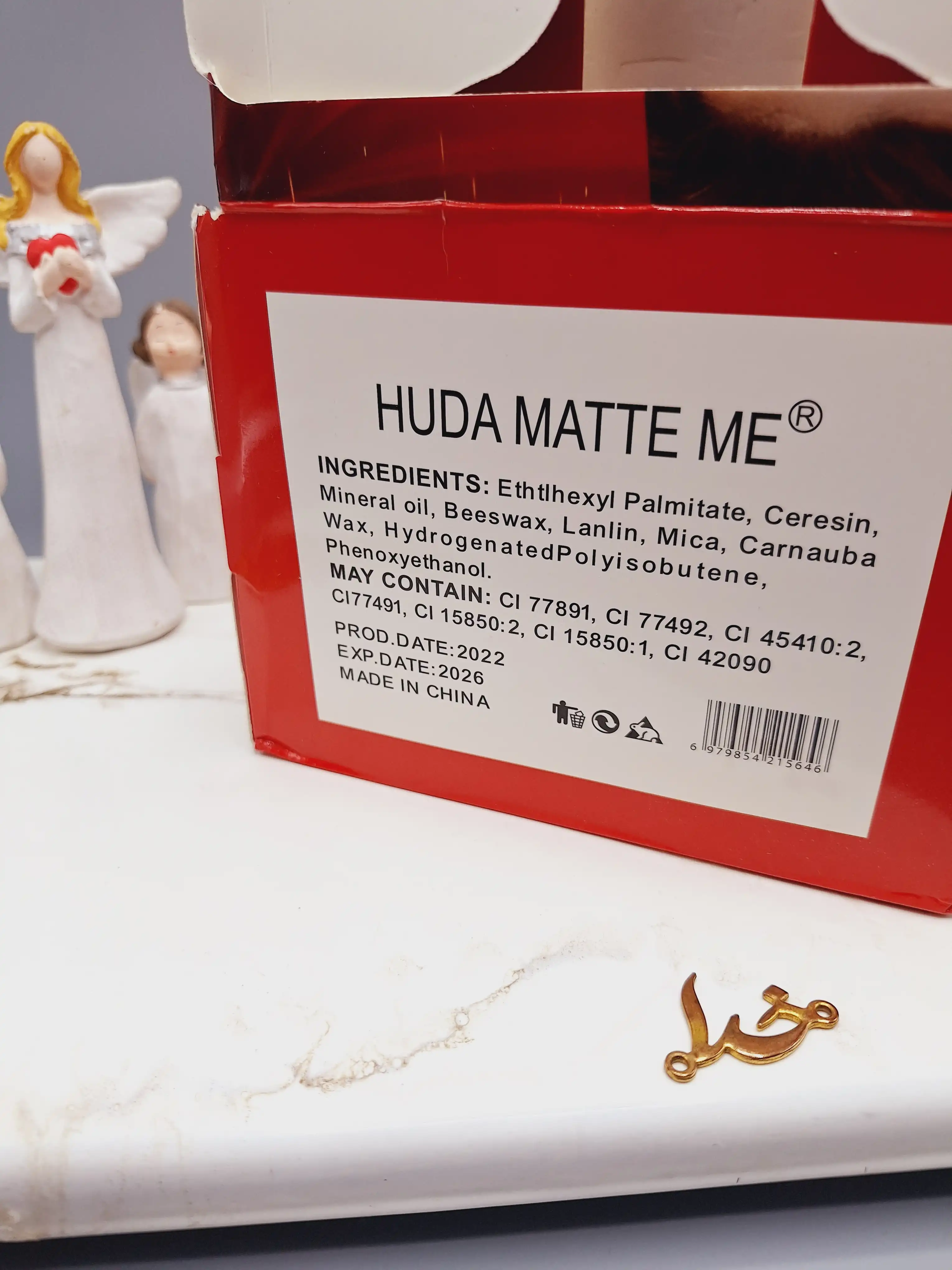 پک 6 تایی رژ مایع برند HUDA MATTE ME کد 2533