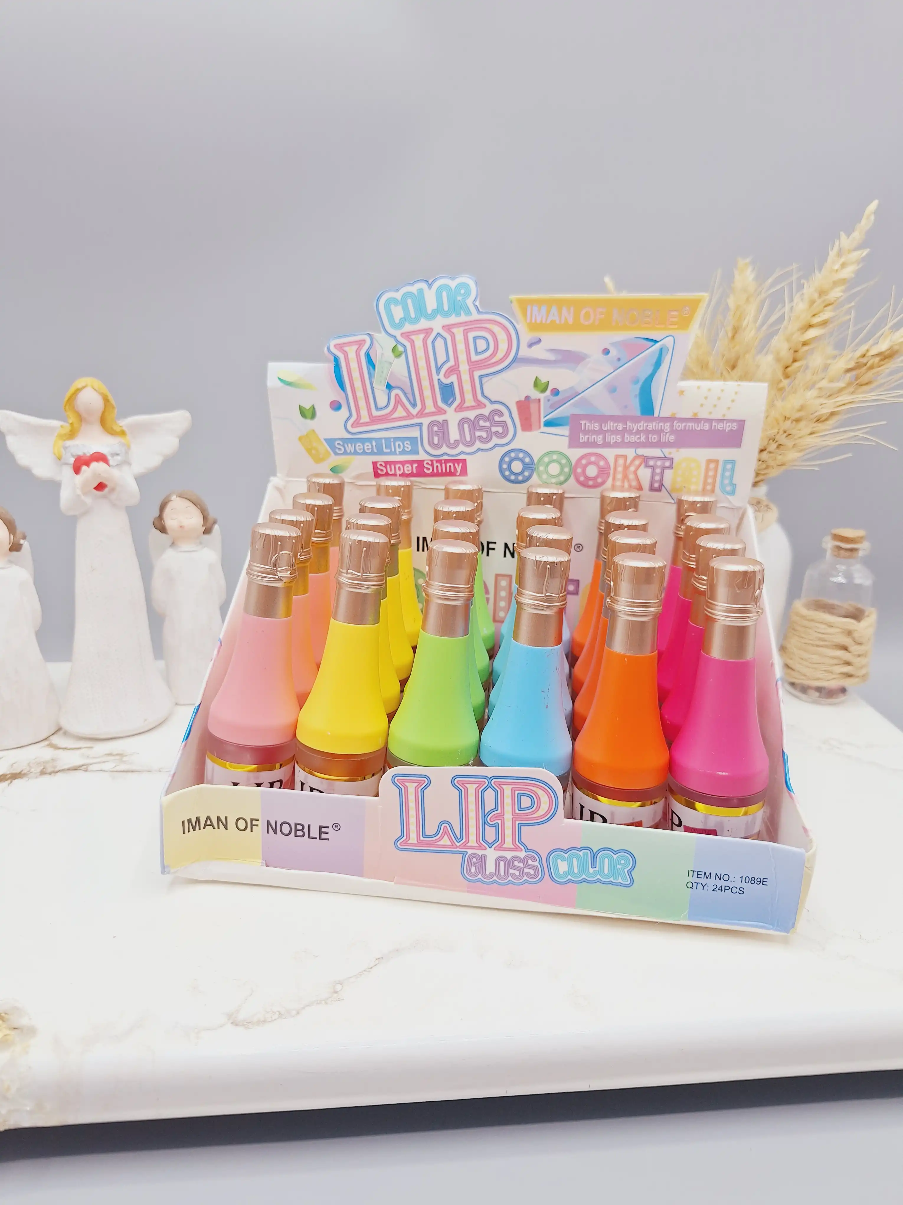 برق لب حرارتی طرح نوشابه ای برند IMAN OF NOBLE کد 1089E
