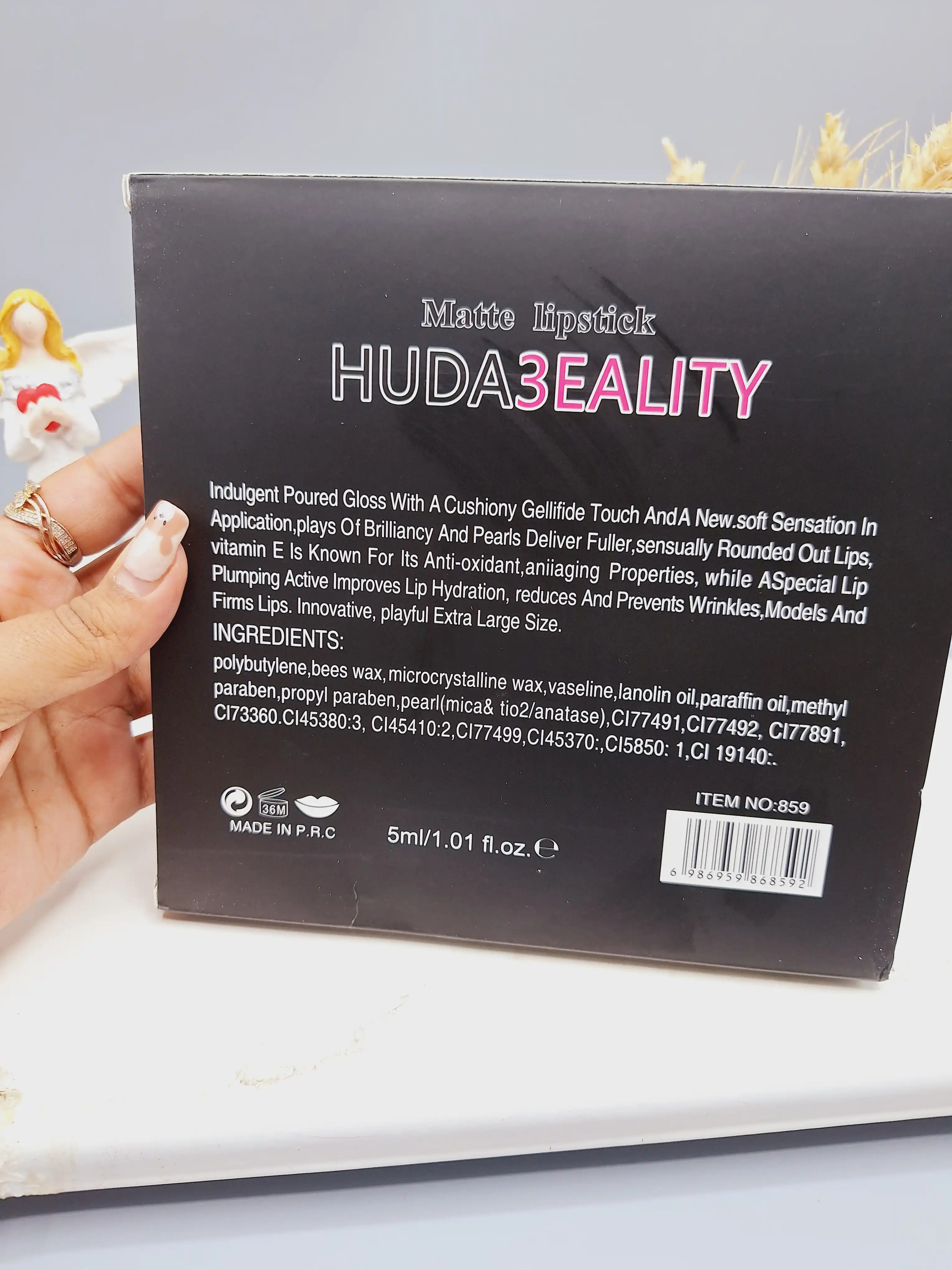 پک 12 تایی رژ لب جامد هدا بیوتی HUDA BEAUTY کد 859