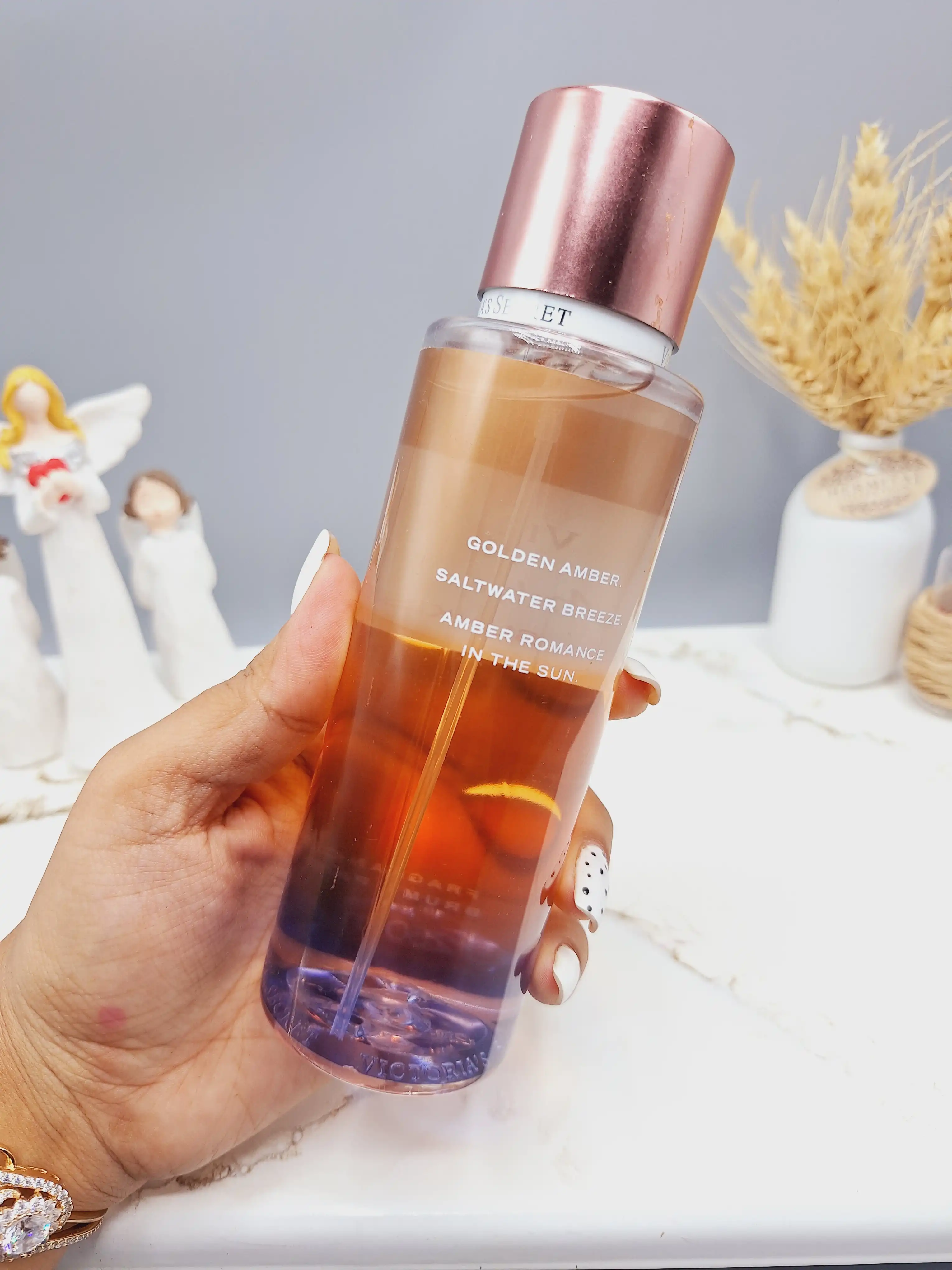 بادی اسپلش 250 ml شاین دار ویکتوریا سکرت مدل Amber Rome اورجینال