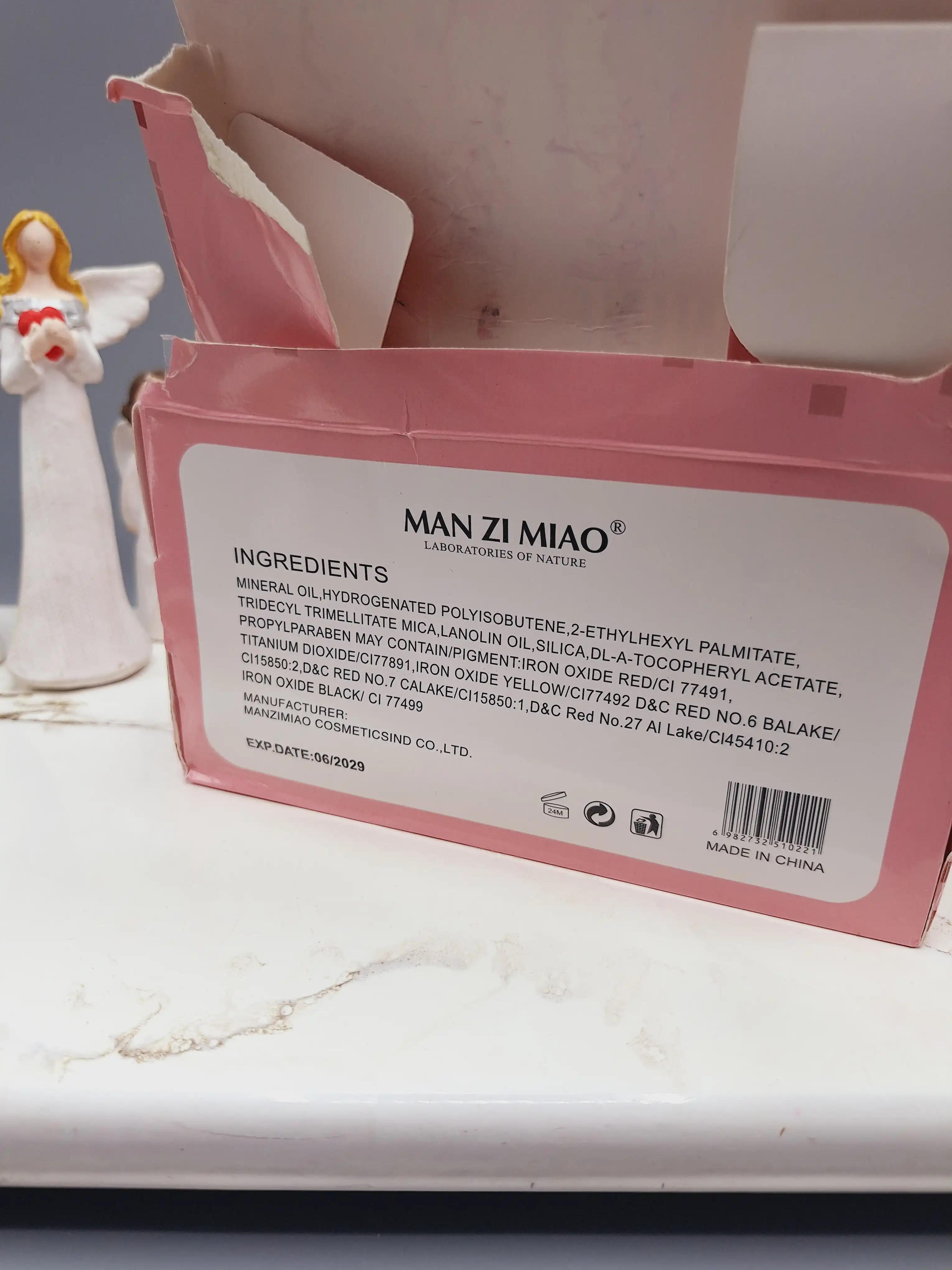 تینت شامپاینی مدل جدید دسته دار برند MAN ZI MIAO کد NO:LC022