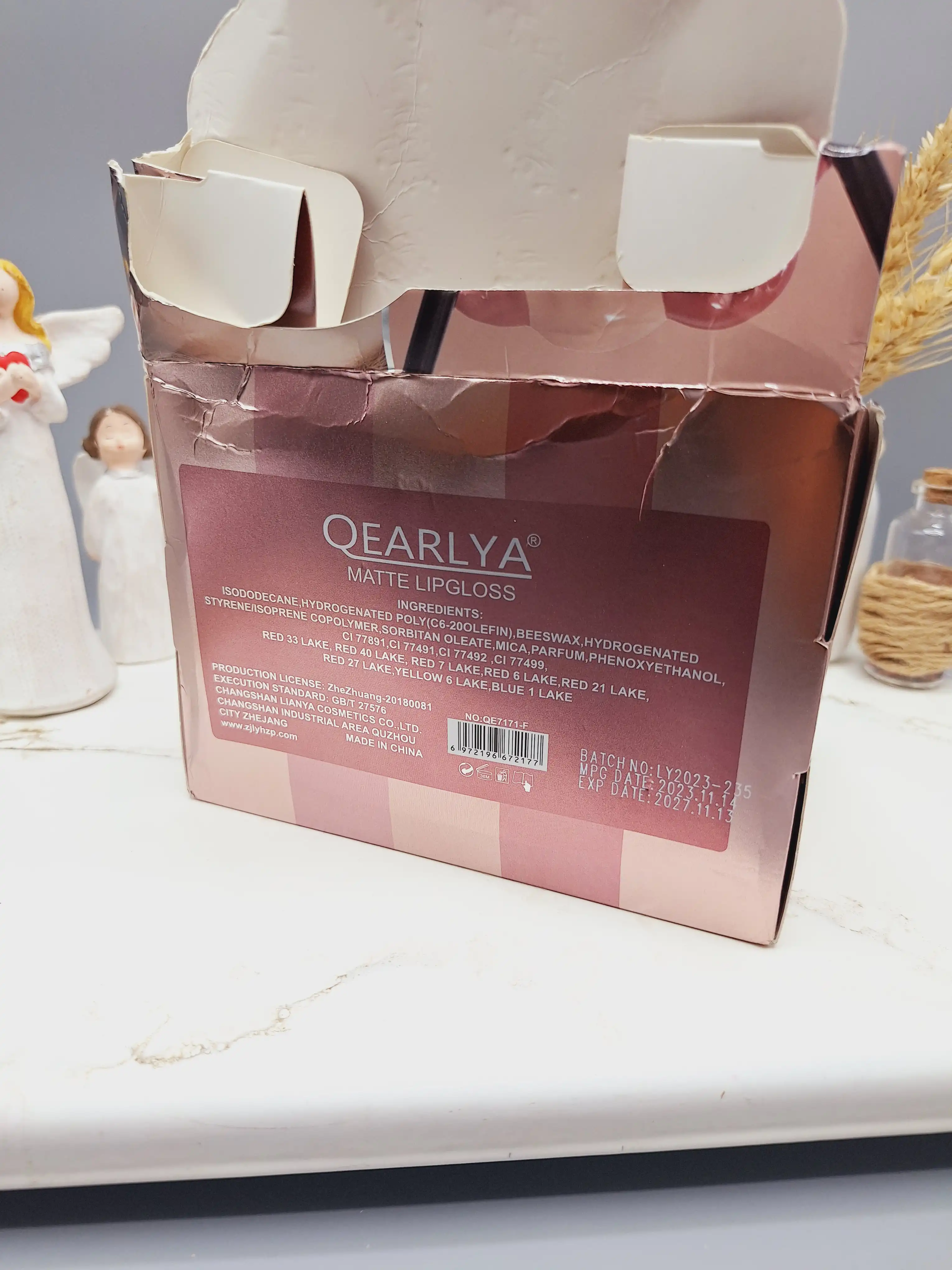 پک 6 تایی رژ مایع برند QEARLYA کد 7171