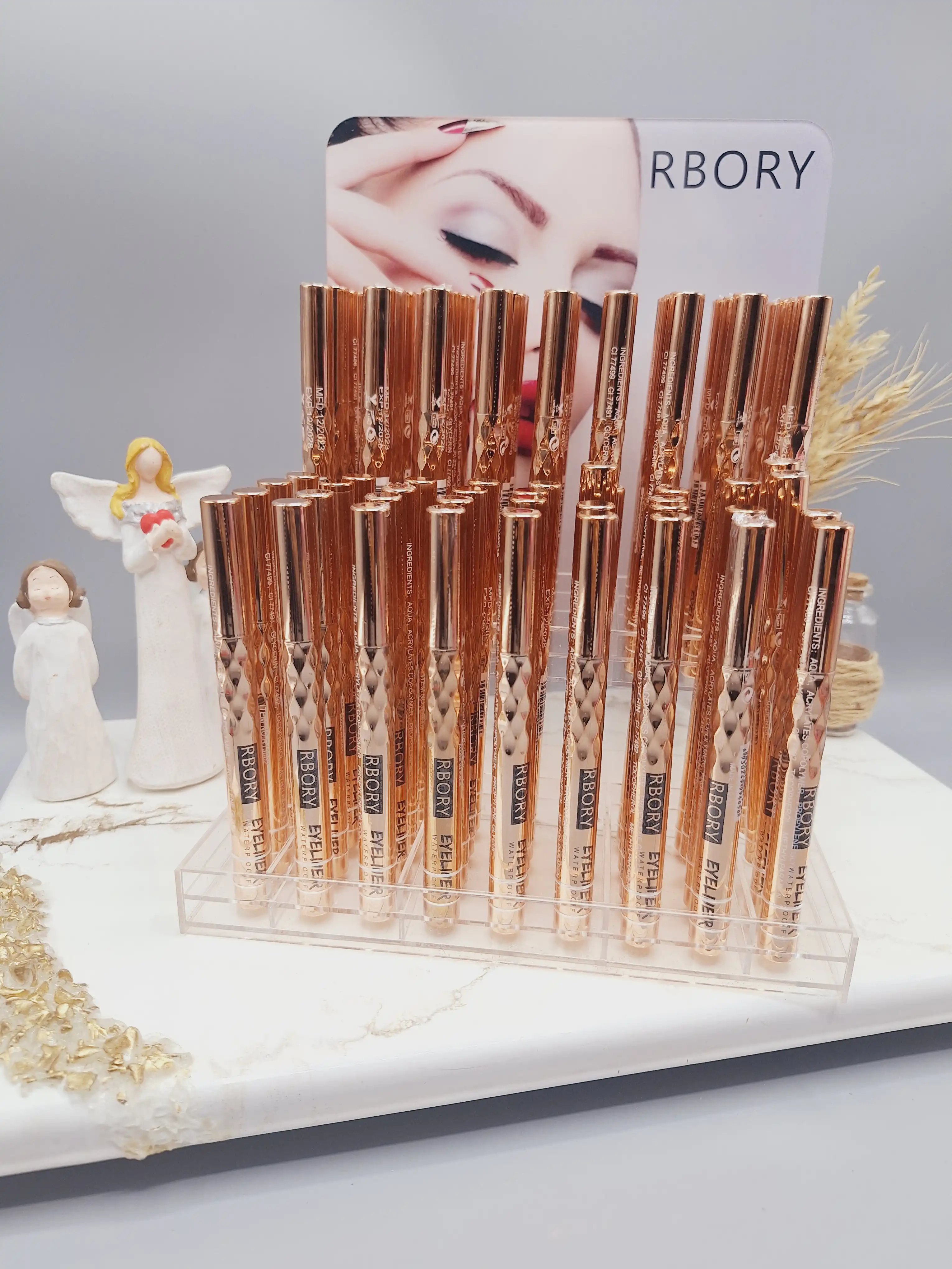 خط چشم ماژیکی اصلی کیفیت عالی ضدآب برند RBORY کد 6656
