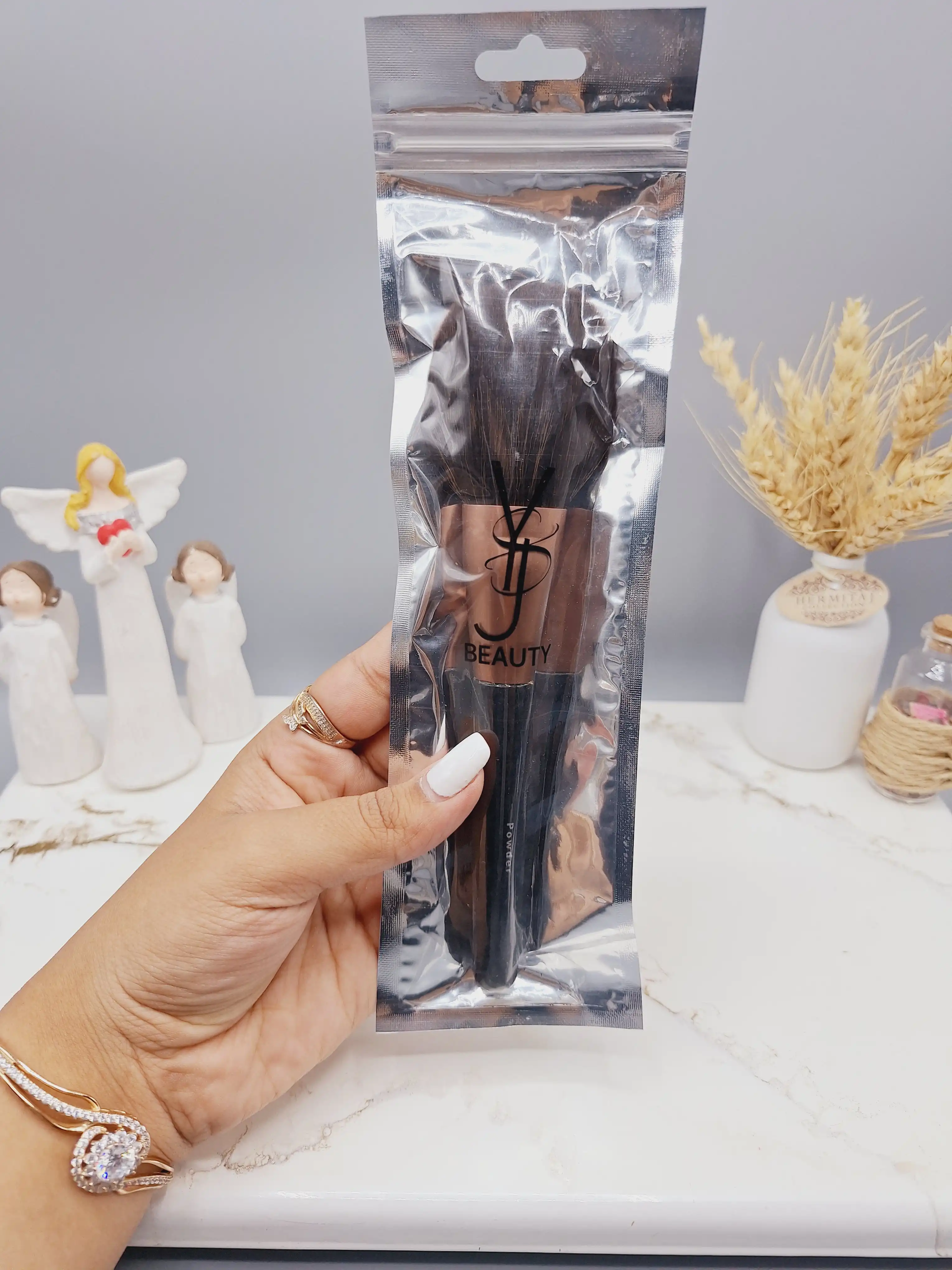 براش میکاپ برند BEAUTY  دسته مشکی مدل Powder