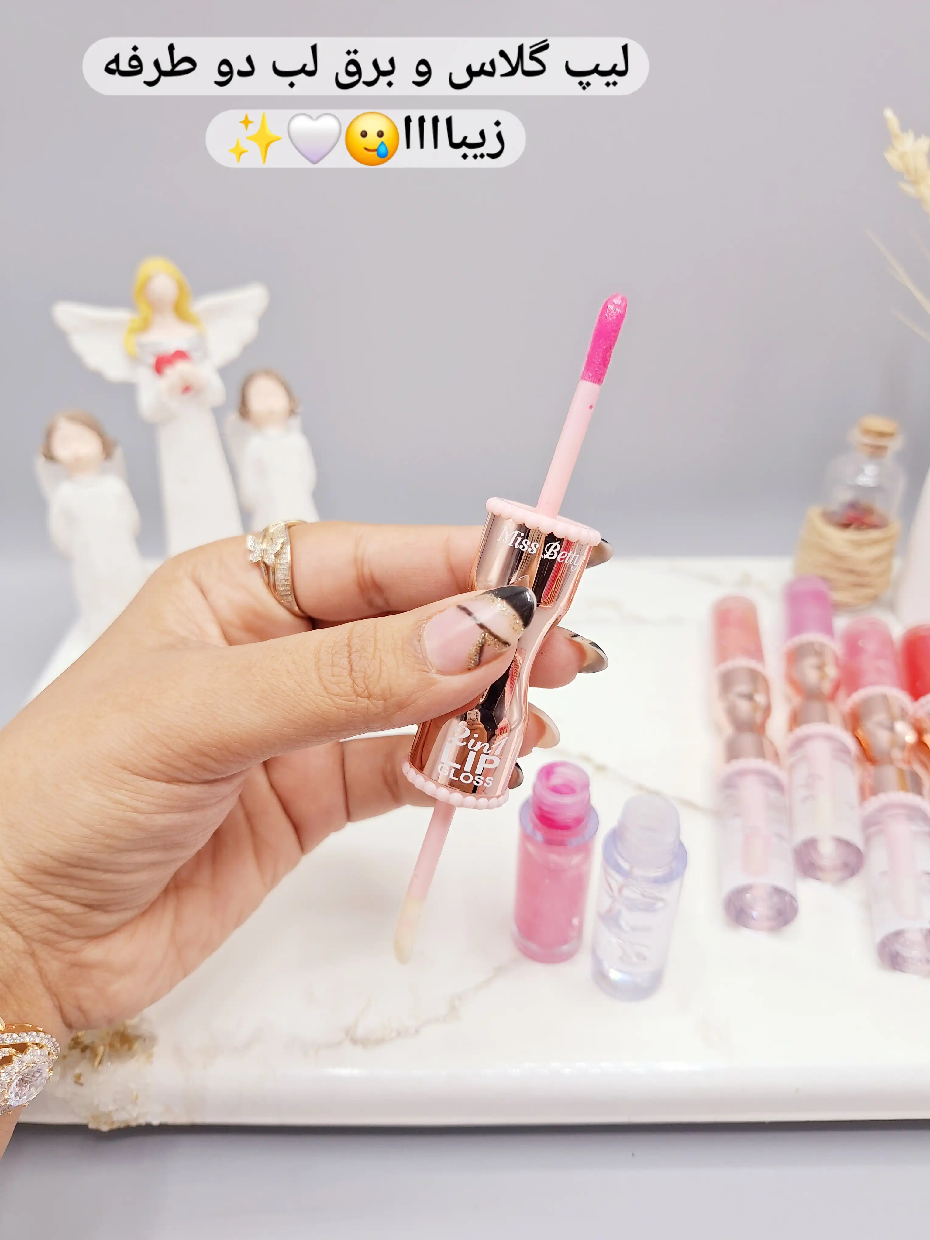 شاین لب و برق لب دو طرفه فانتزی Miss Betty کدL3827