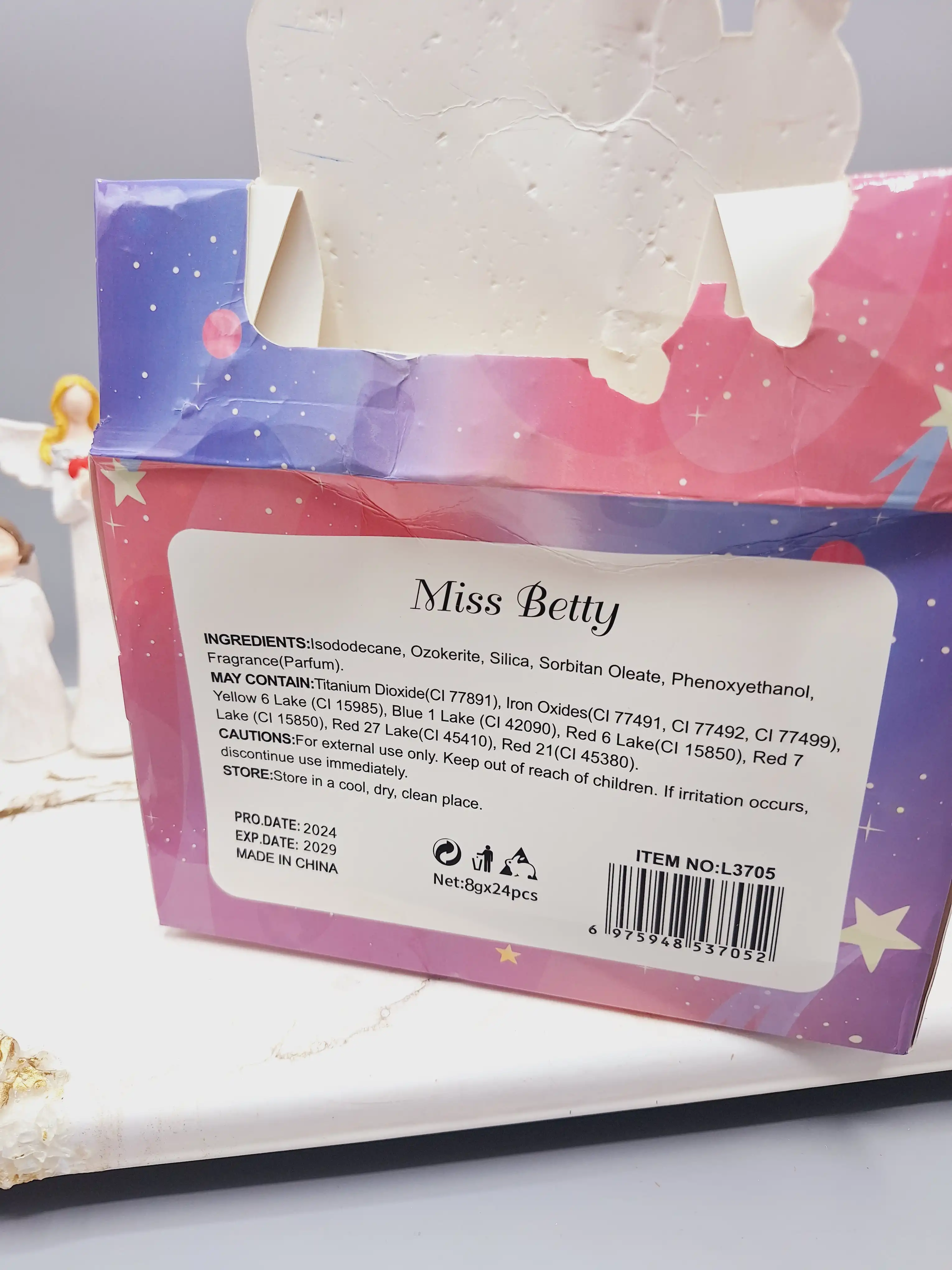 تینت لب فانتزی کره زمین ‏Miss Betty‏ کد ‏L3705