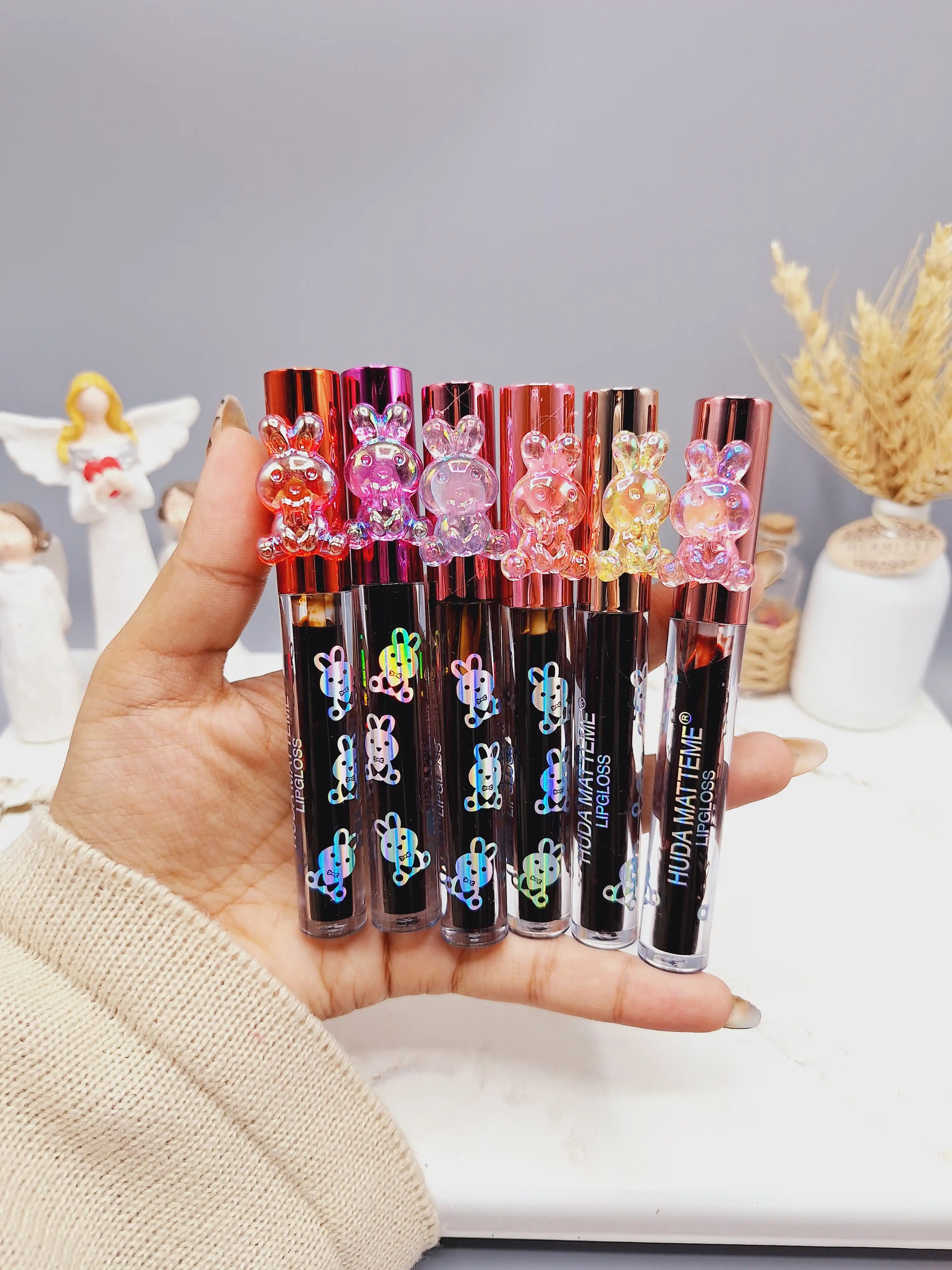 تینت استوانه ای طرح خرگوش شیشه ای برند هدا مات می کد 473