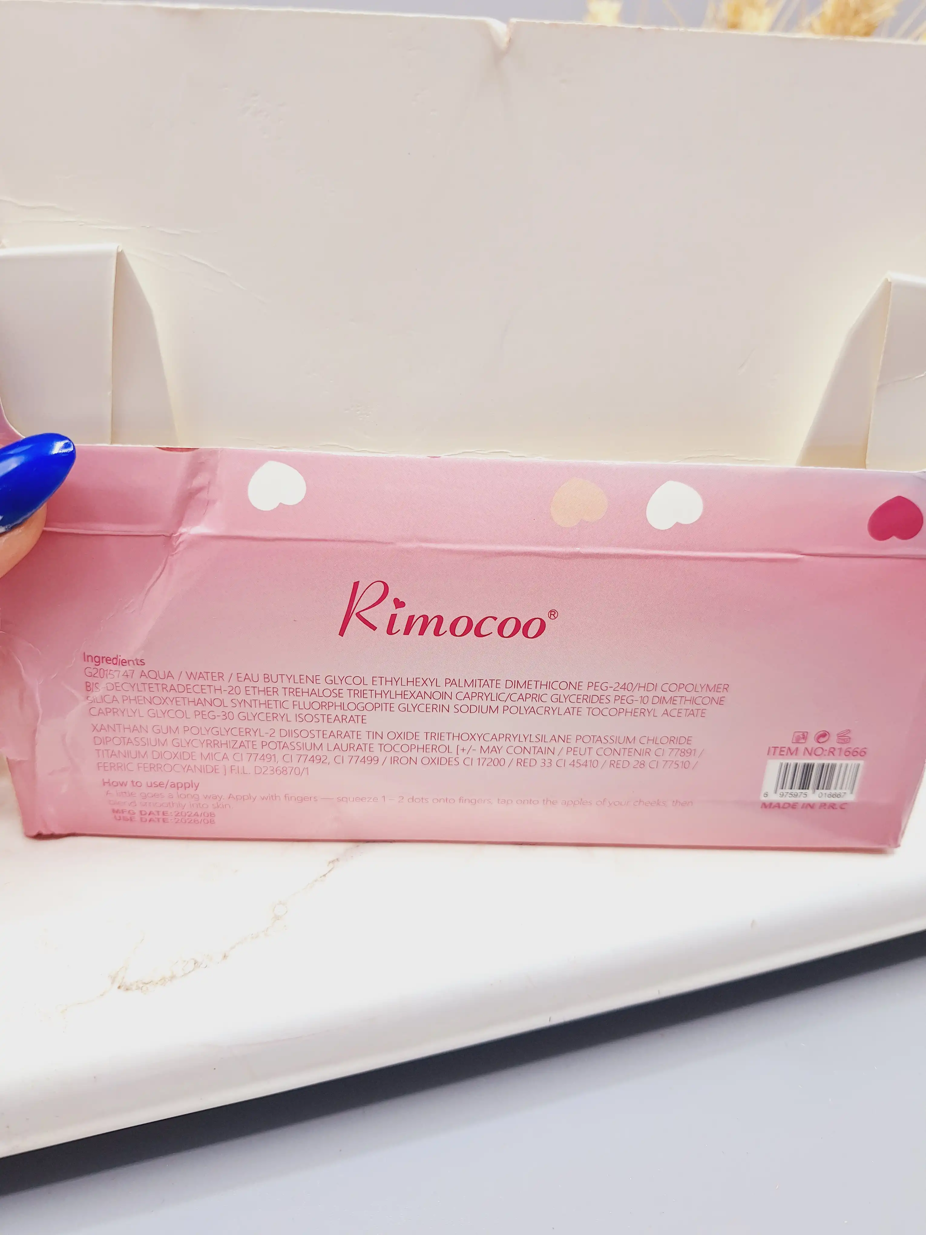 تینت ژله ای پوکه قلبی برند Rimocoo کد NO:R1666
