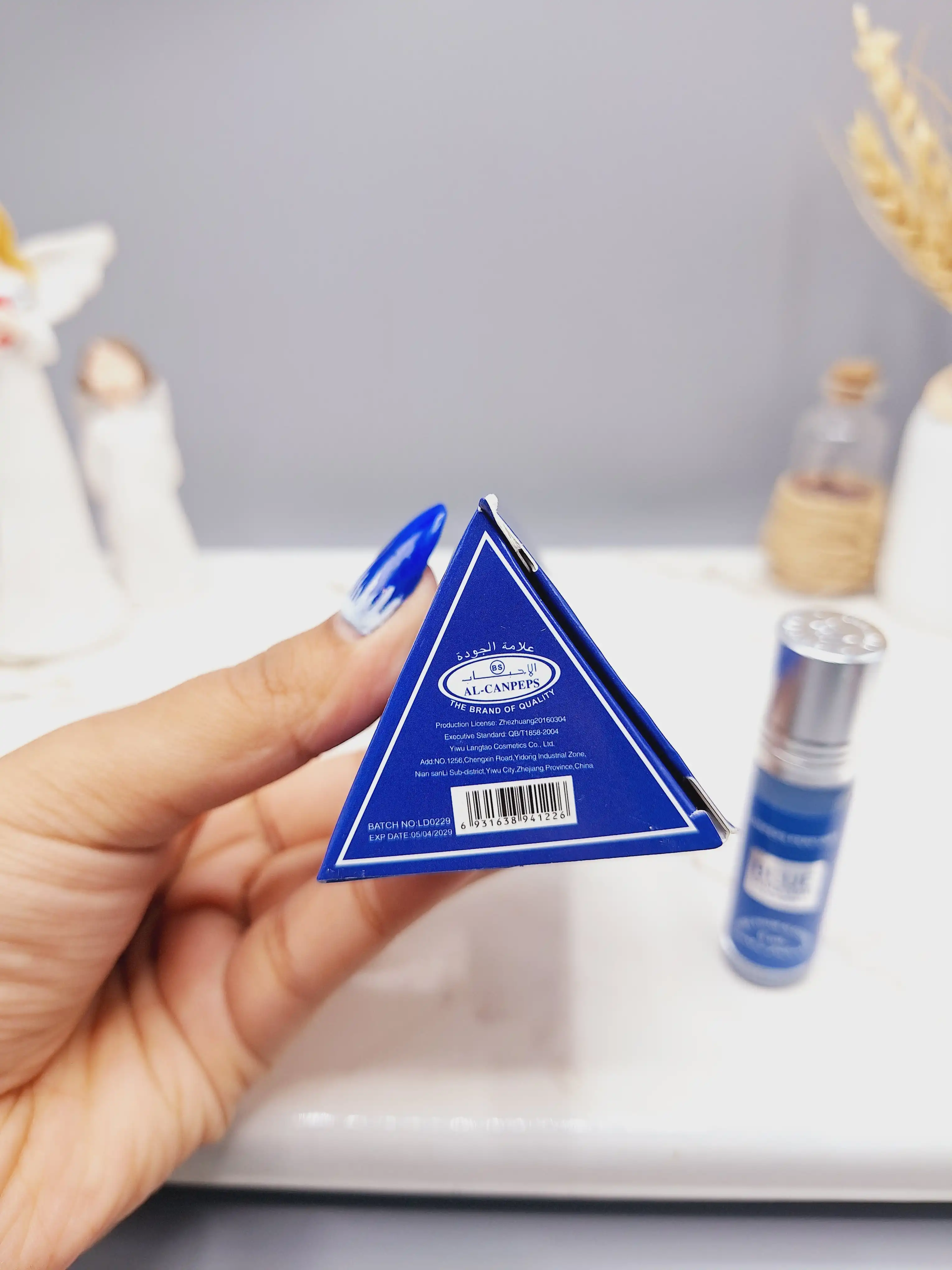 عطر 6 میل بدون الکل مدل BLUE مردانه کد 697