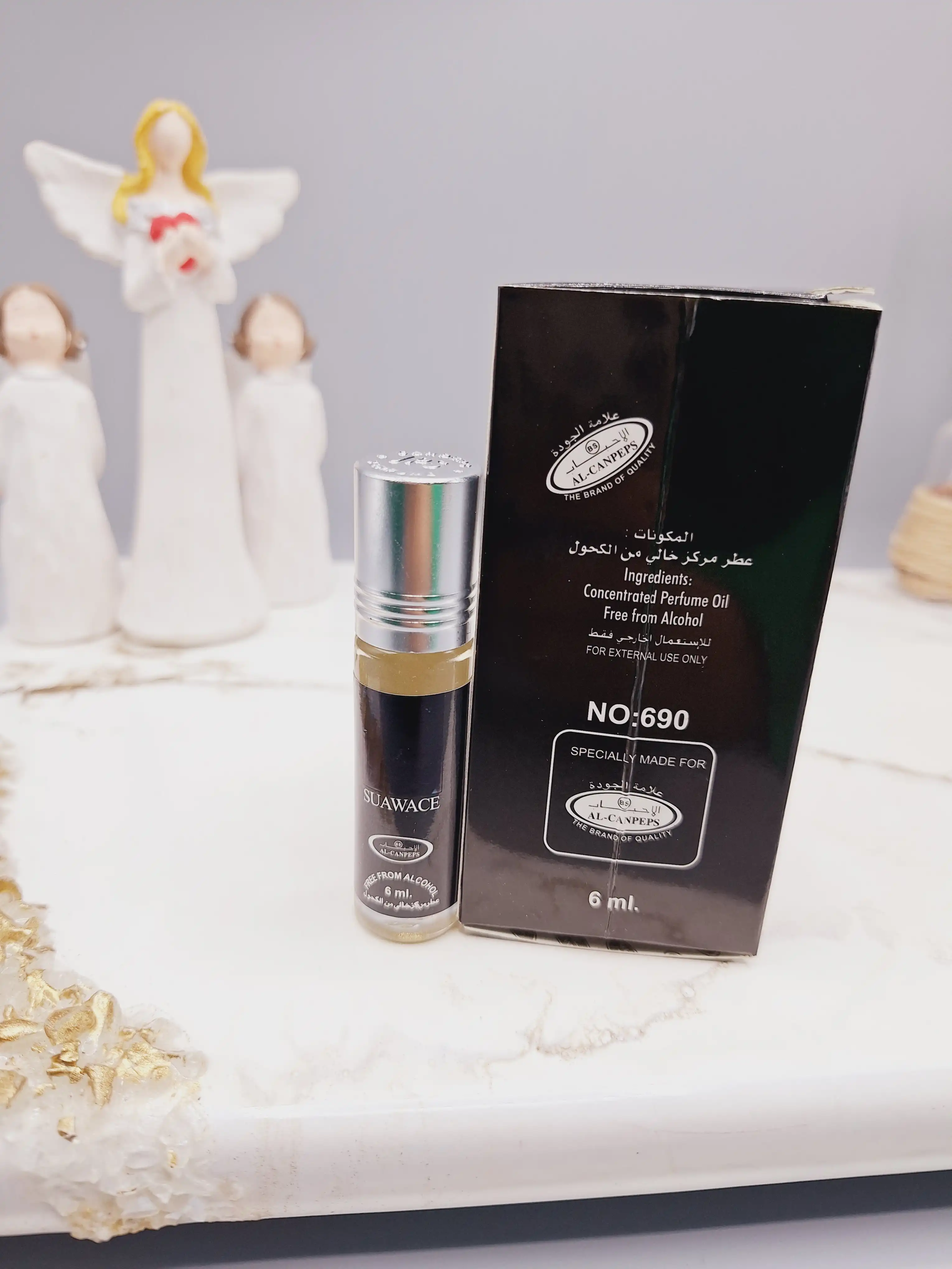 عطر 6 میل بدون الکل مدل SUAWACE مردانه کد 690