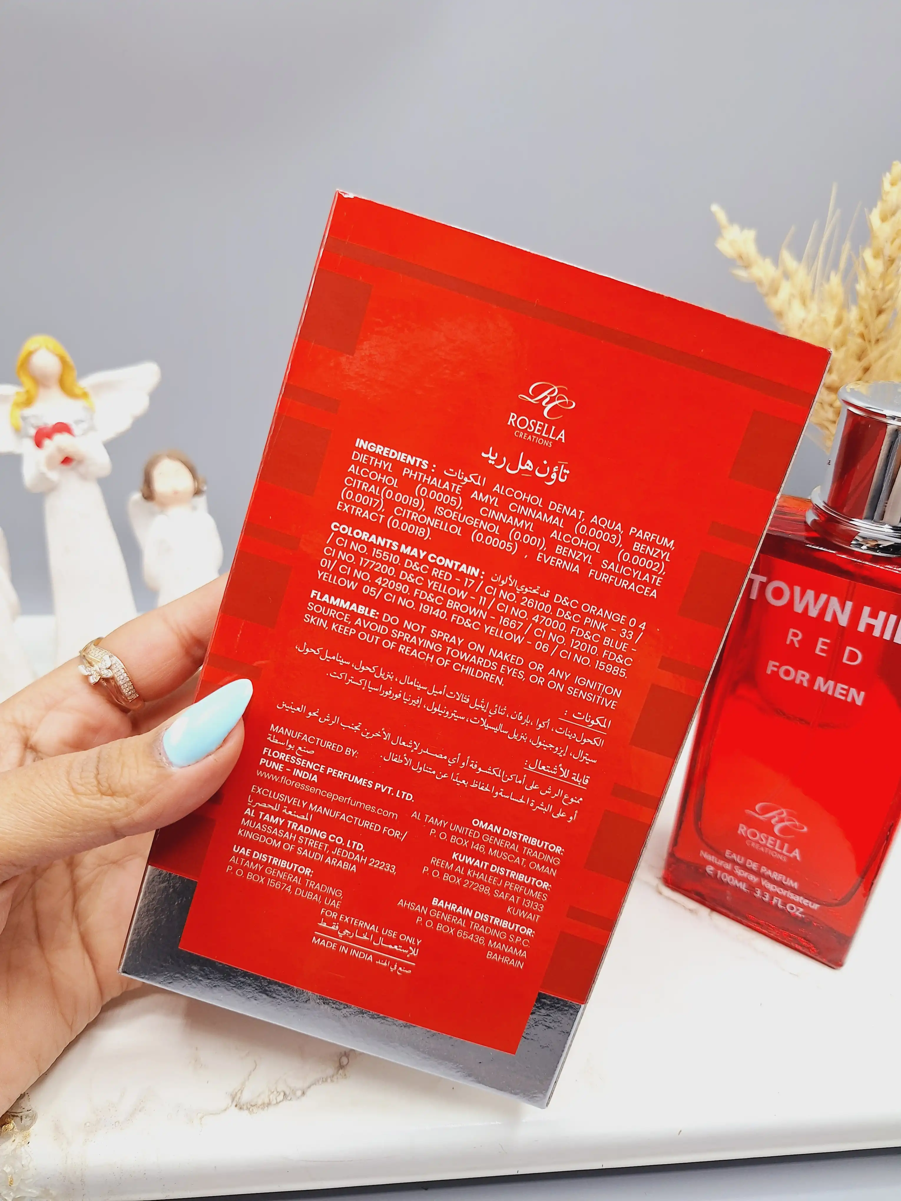 ادکلن TOWN HILL RED FOR MEN کارتن قرمز حجم 100 میل کد 0990