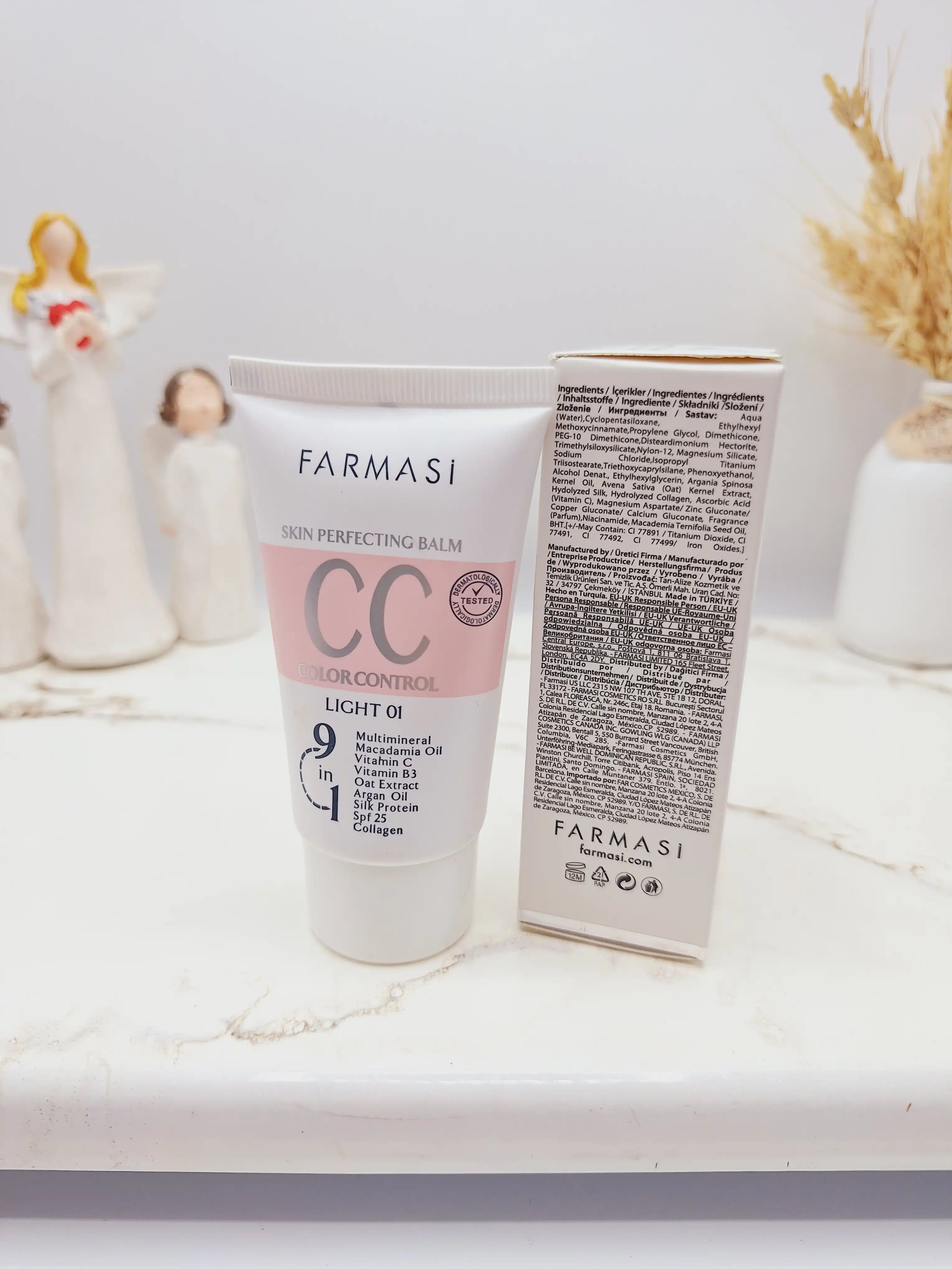 سی سی کرم پودر فارماسی FARMASI  حجم 50 میل کارتن صورتی کد 3991