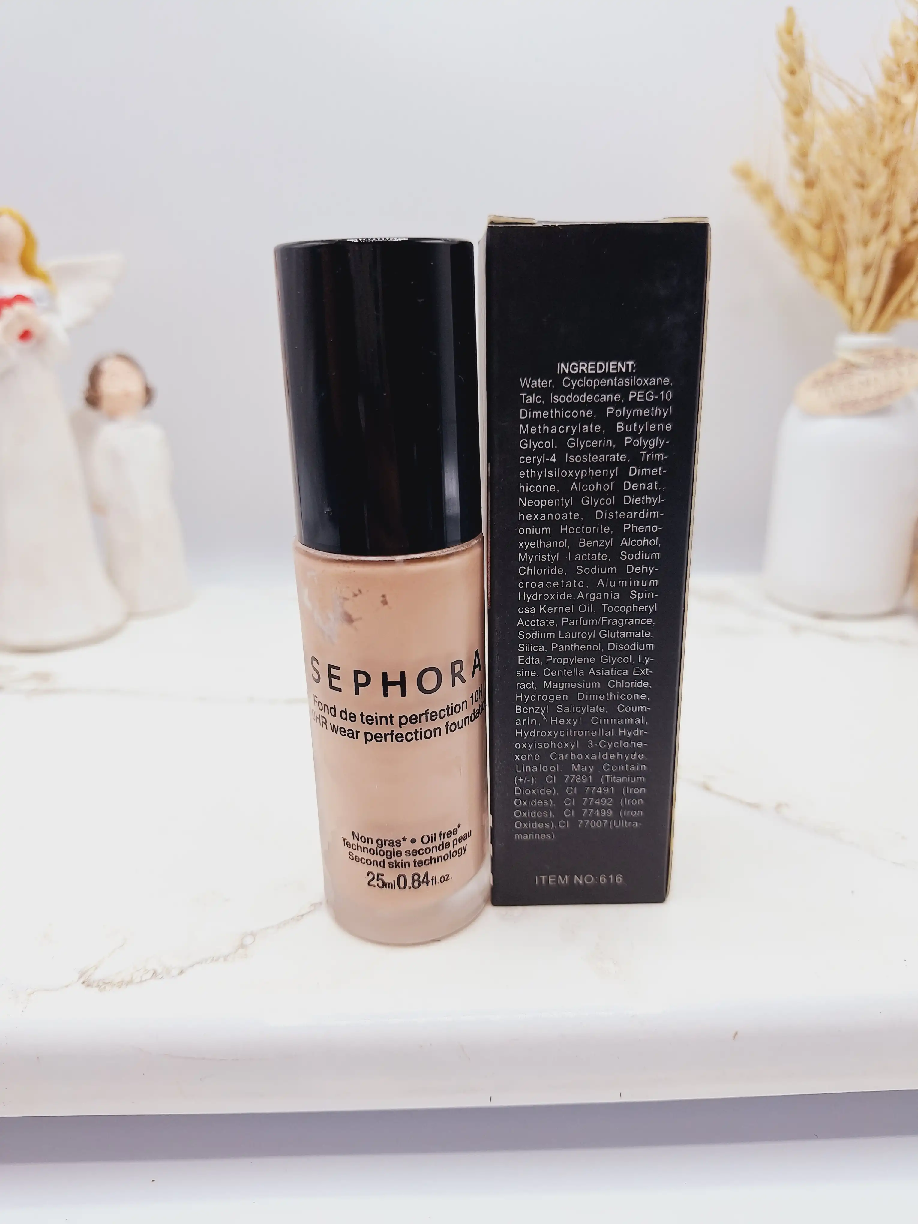 کرم پودر فاقد چربی با پوشش عالی برند سفورا SEPHORA کد NO616