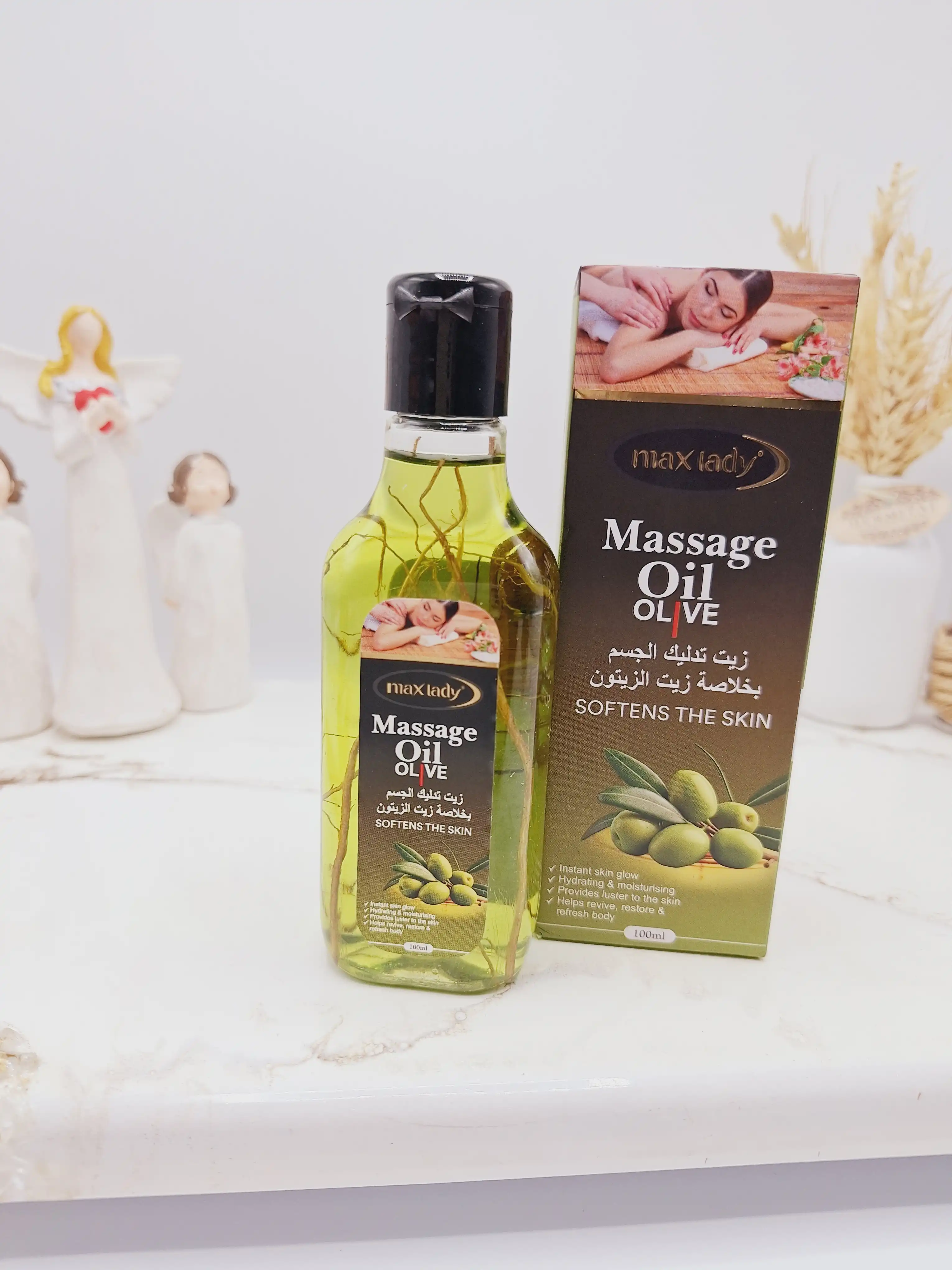 روغن ماساژ و تسکین دهنده درد عضلانی عصاره زیتون برند مکس لیدی کد 7485