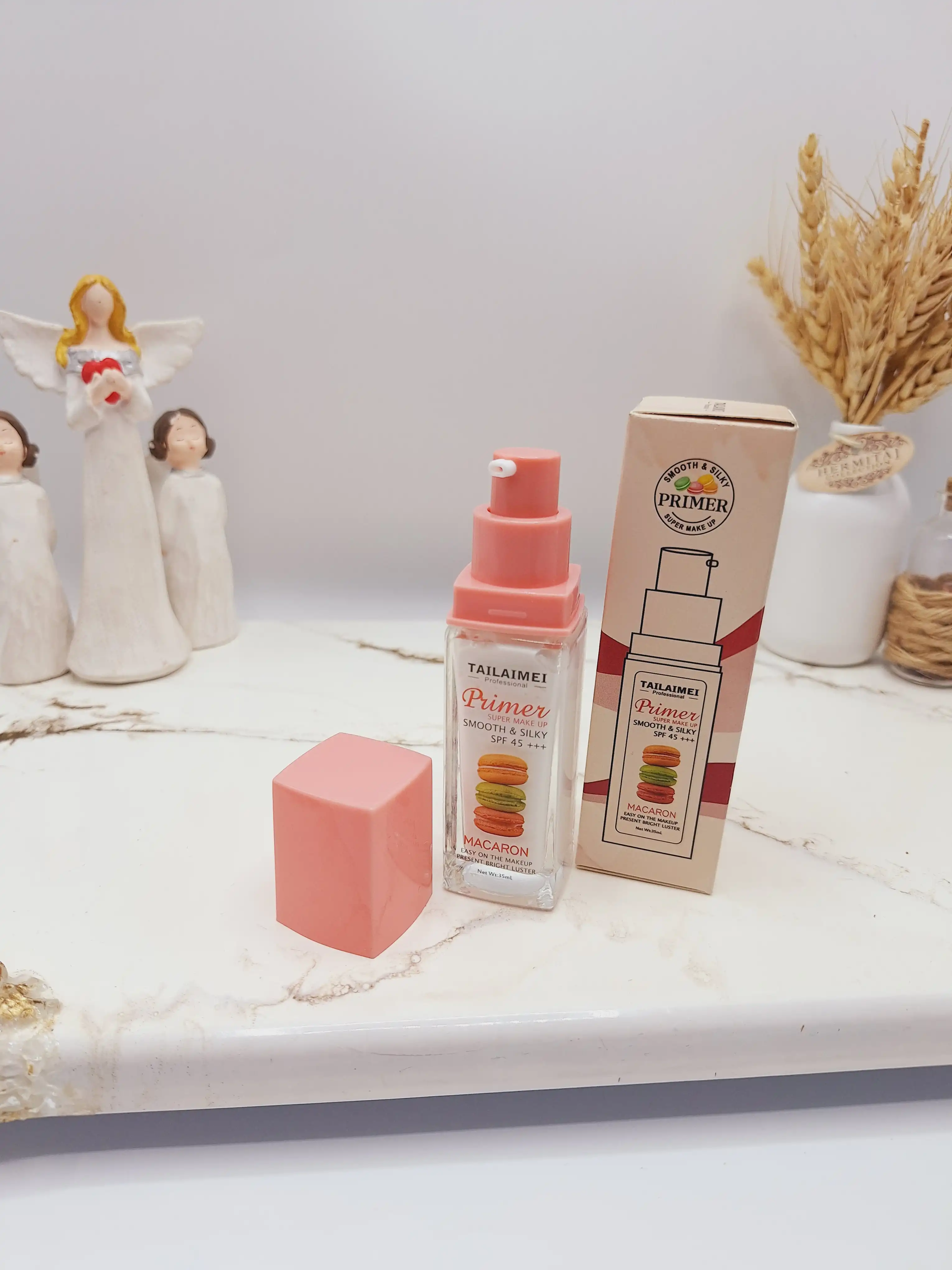 پرایمر و ضد آفتاب ماکارون تایلامی spf45 اورجینال کد NO.:TLM-F215