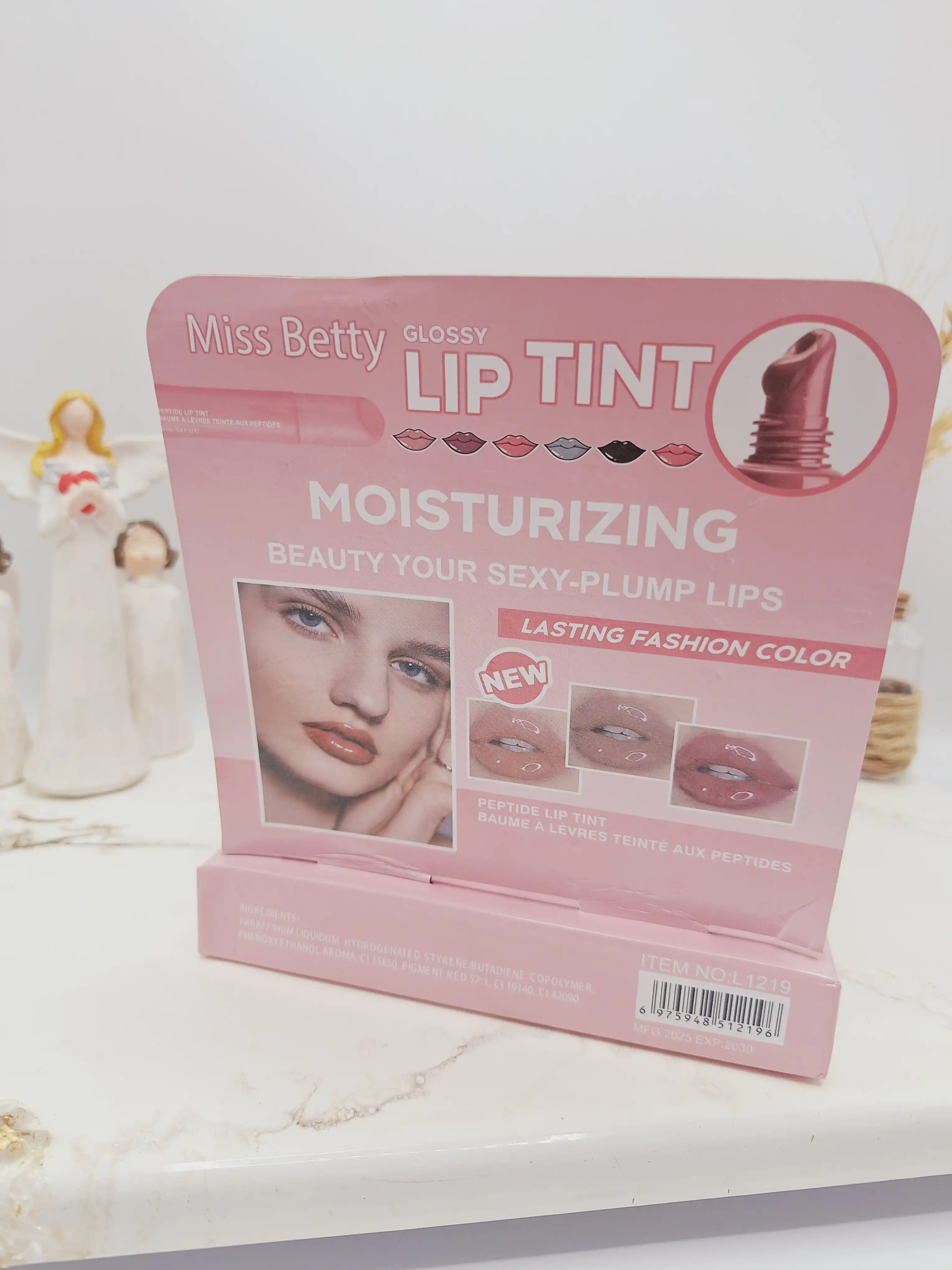بالم لب مایع خوش رنگ برند Miss Bettyکد1219
