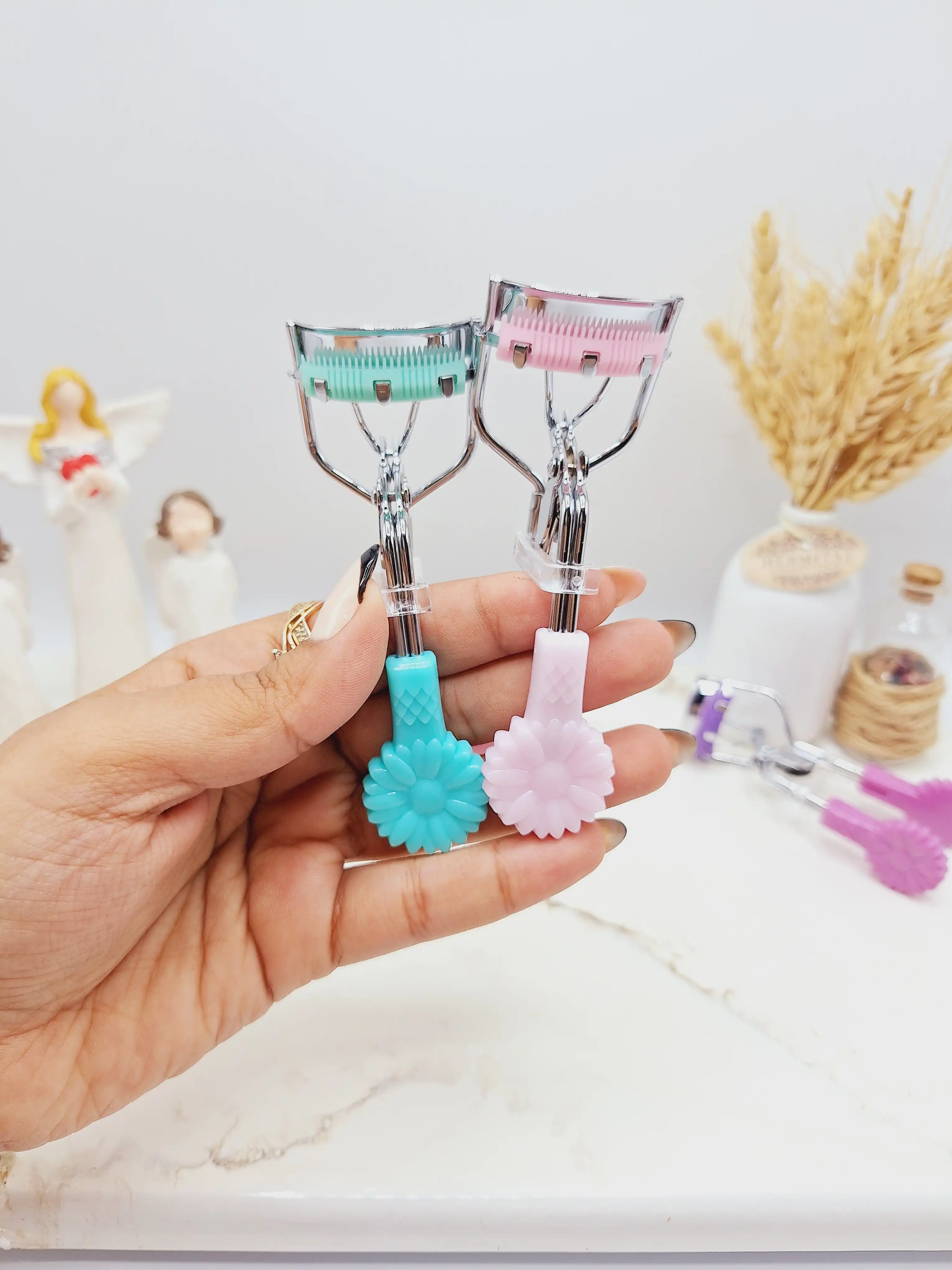 فرمژه شانه دار طرح گل