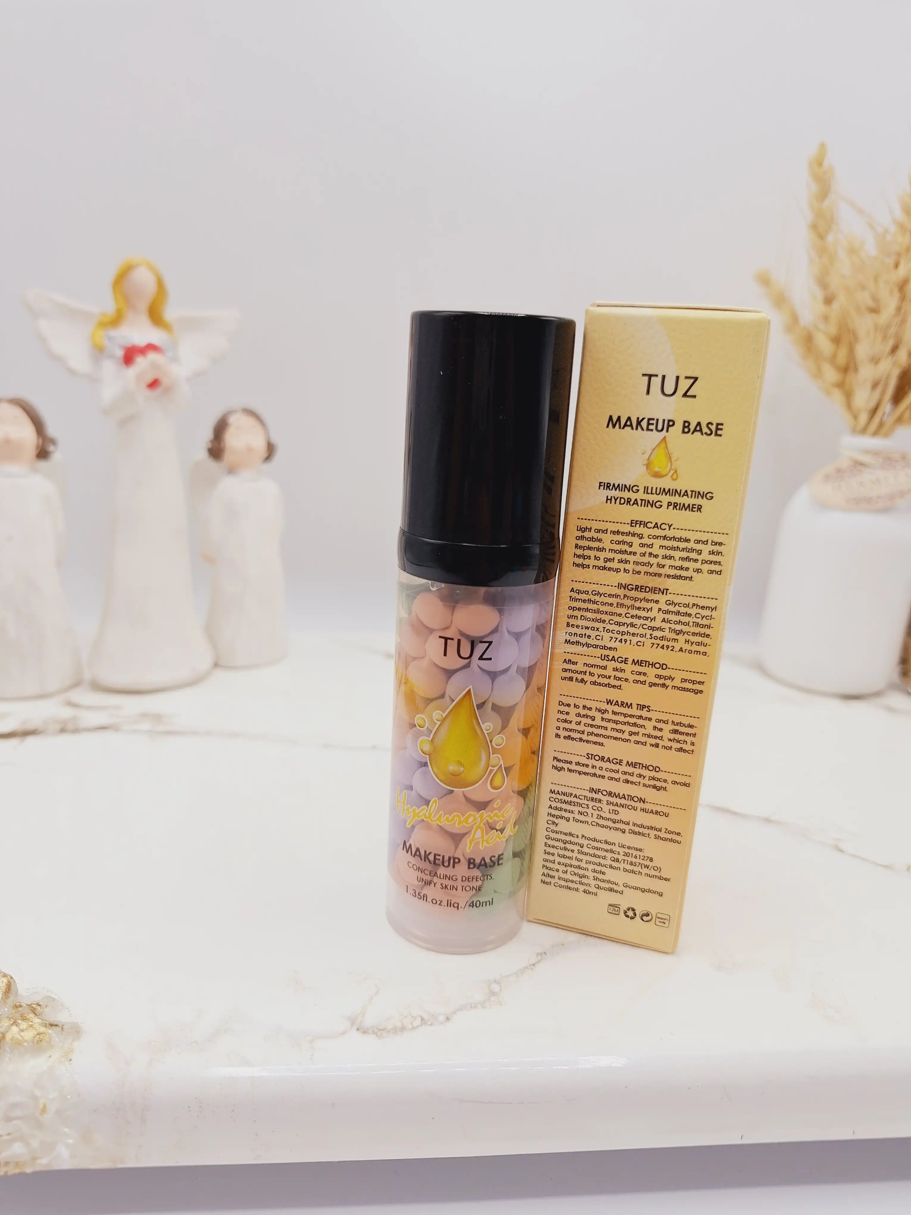 پرایمر سه رنگ جادویی با Spf50 برند Tuz کد0680