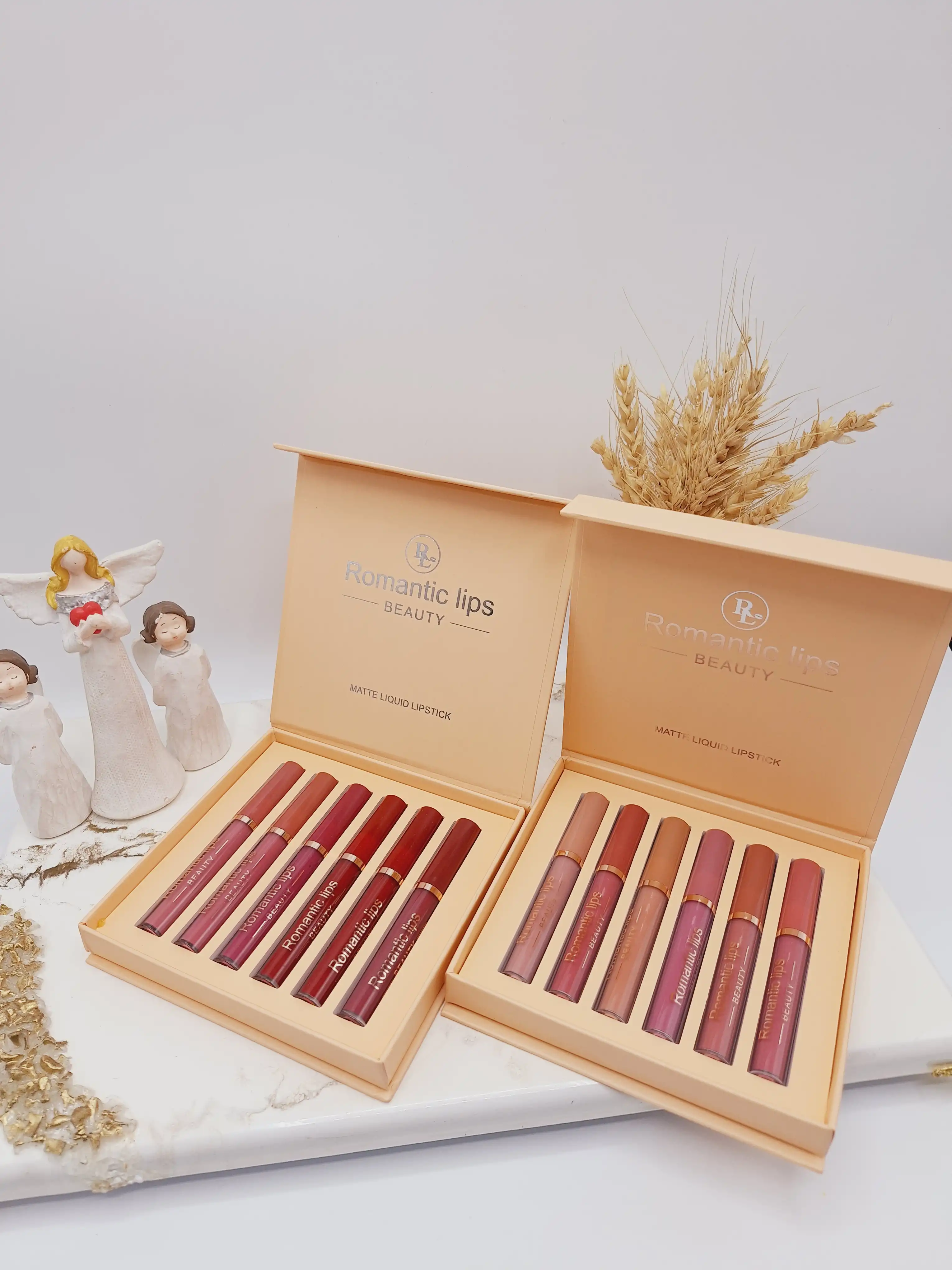 باکس رژ مایع اورجینال برند ROMANTIC LIP کد GR1130