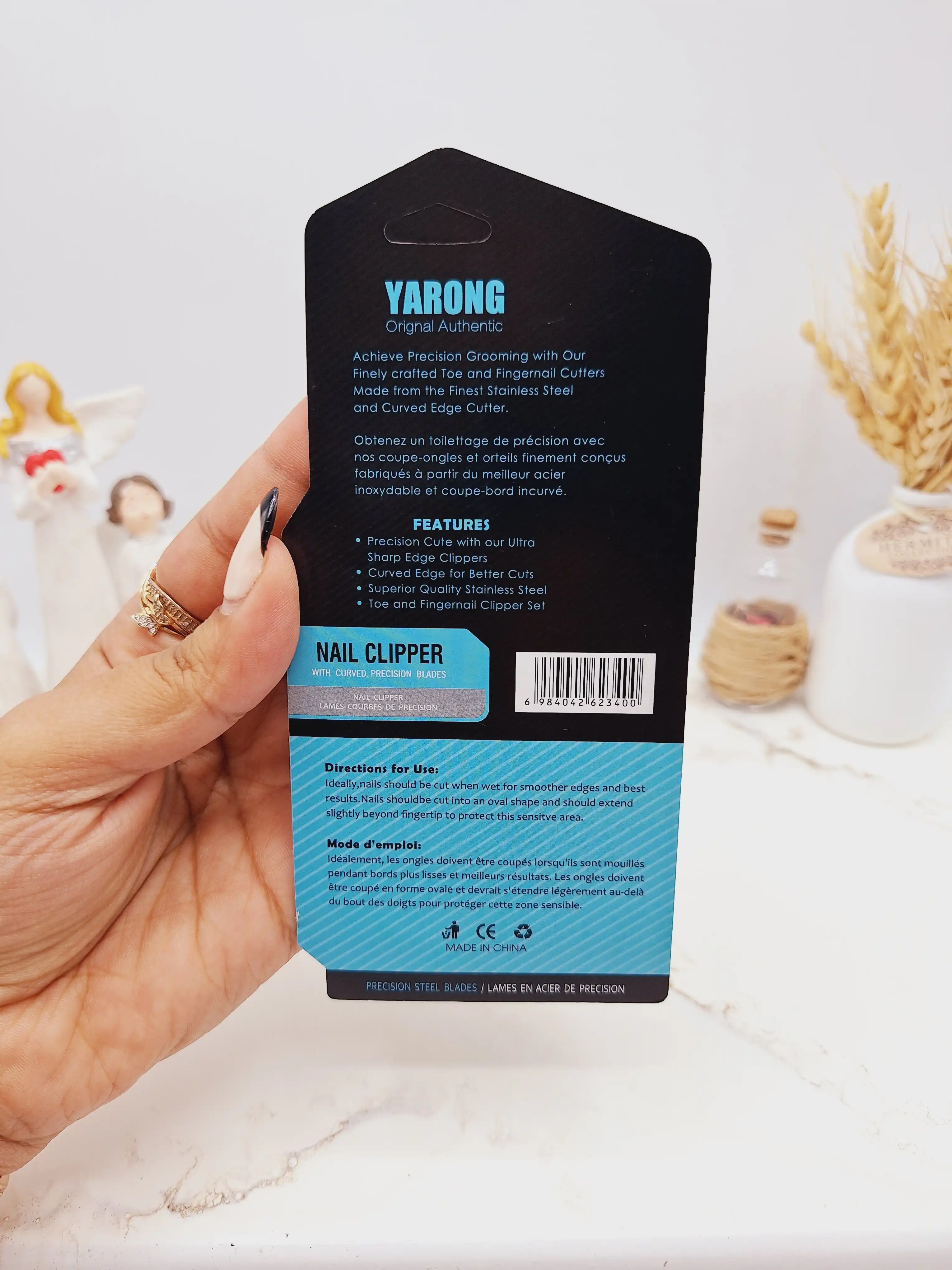 ناخن گیر درجه یک استیل (کارتن آبی)کد3400