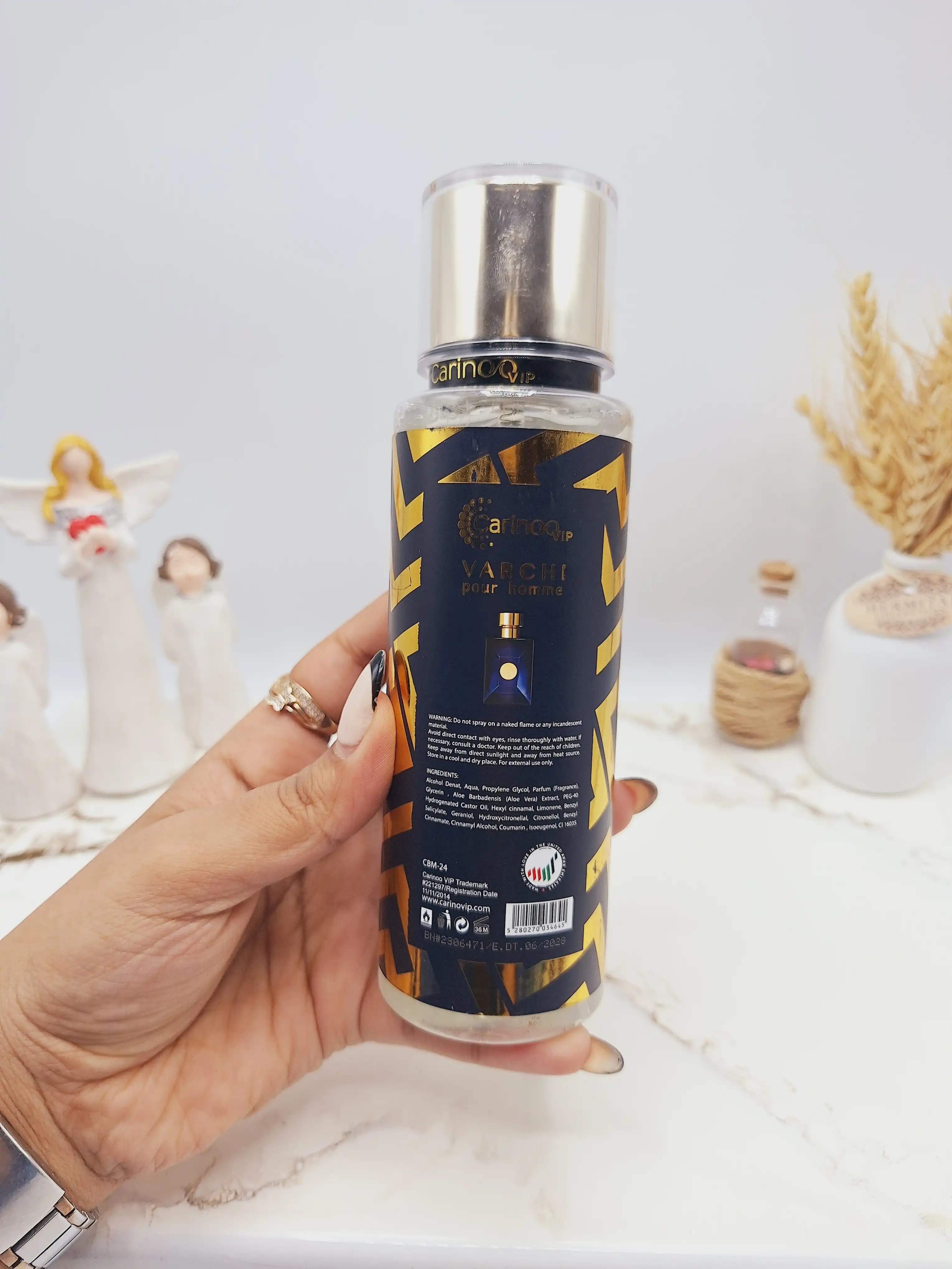 بادی اسپلش مدل VARCHI pour homme DULUXE BLOW حجم 250 میل کد 4645