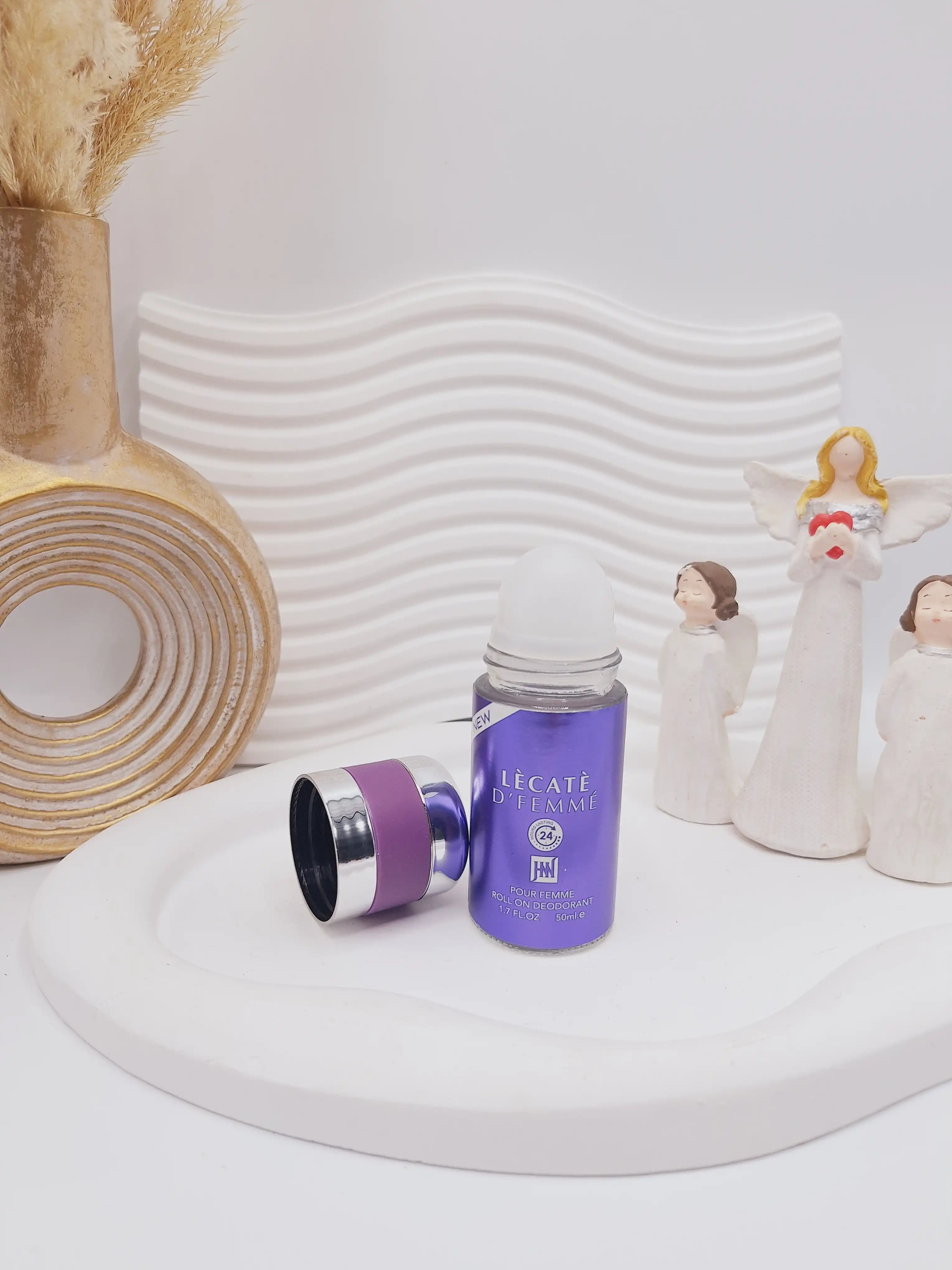 مام رولی 24 ساعته 50ml برند LÈCATÈ D'FEMMÉ کد 2427