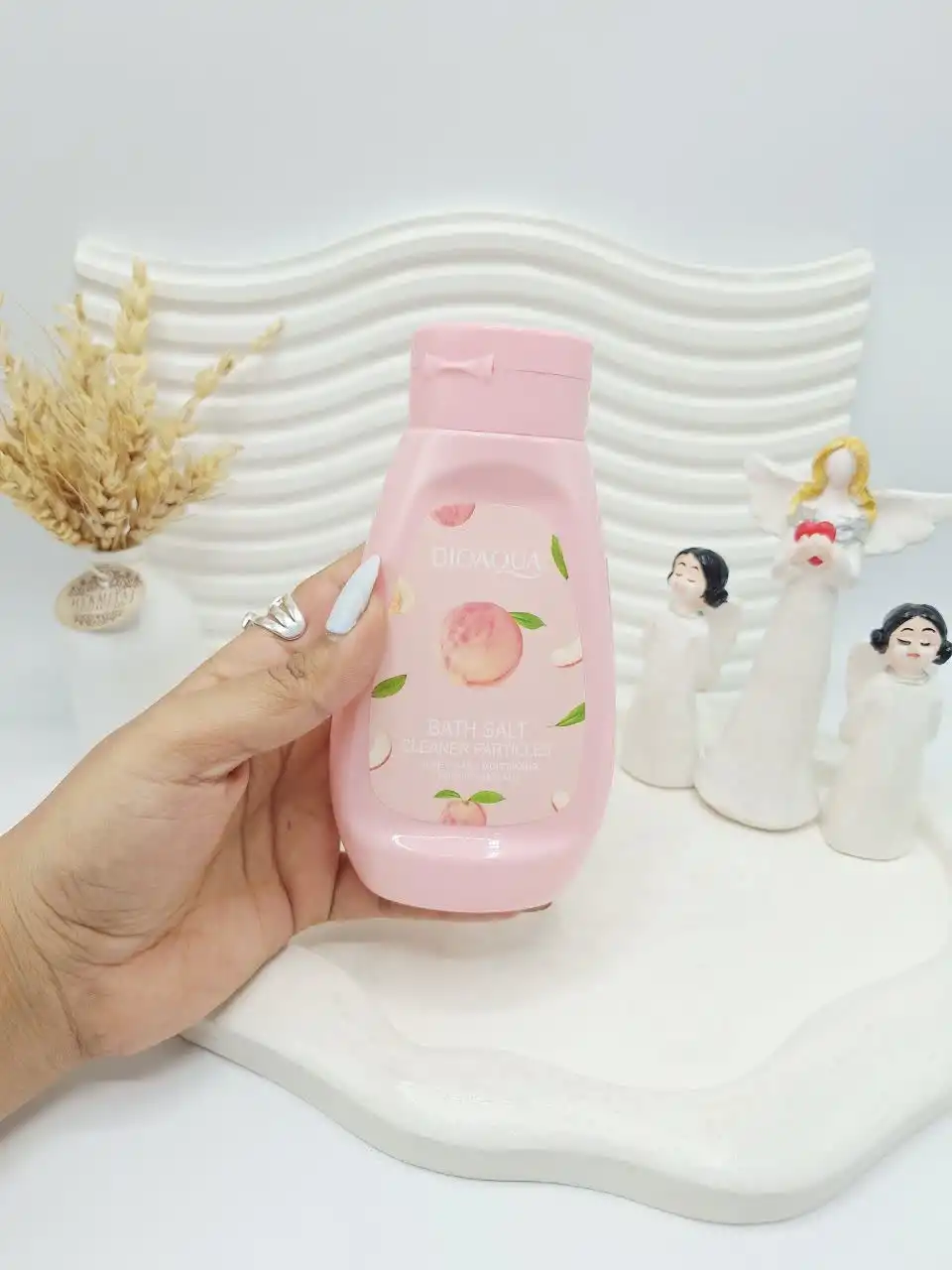 نمک بدن هلو حجم 430 گرم برند بیوآکوا کد 4434