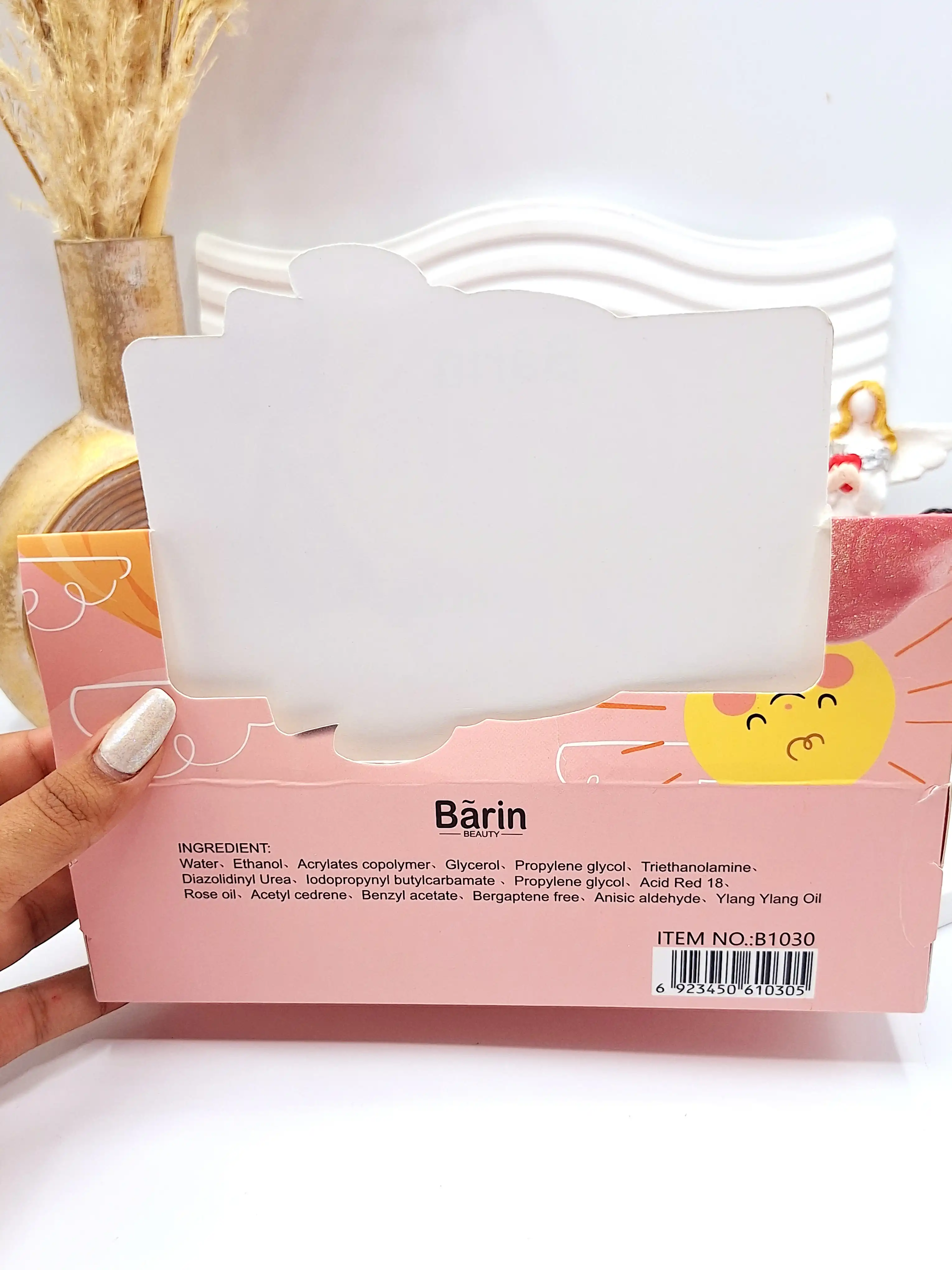 باکس 6 تایی لیپ گلاس طرح میوه های تابستانه برند Barin کد 1030