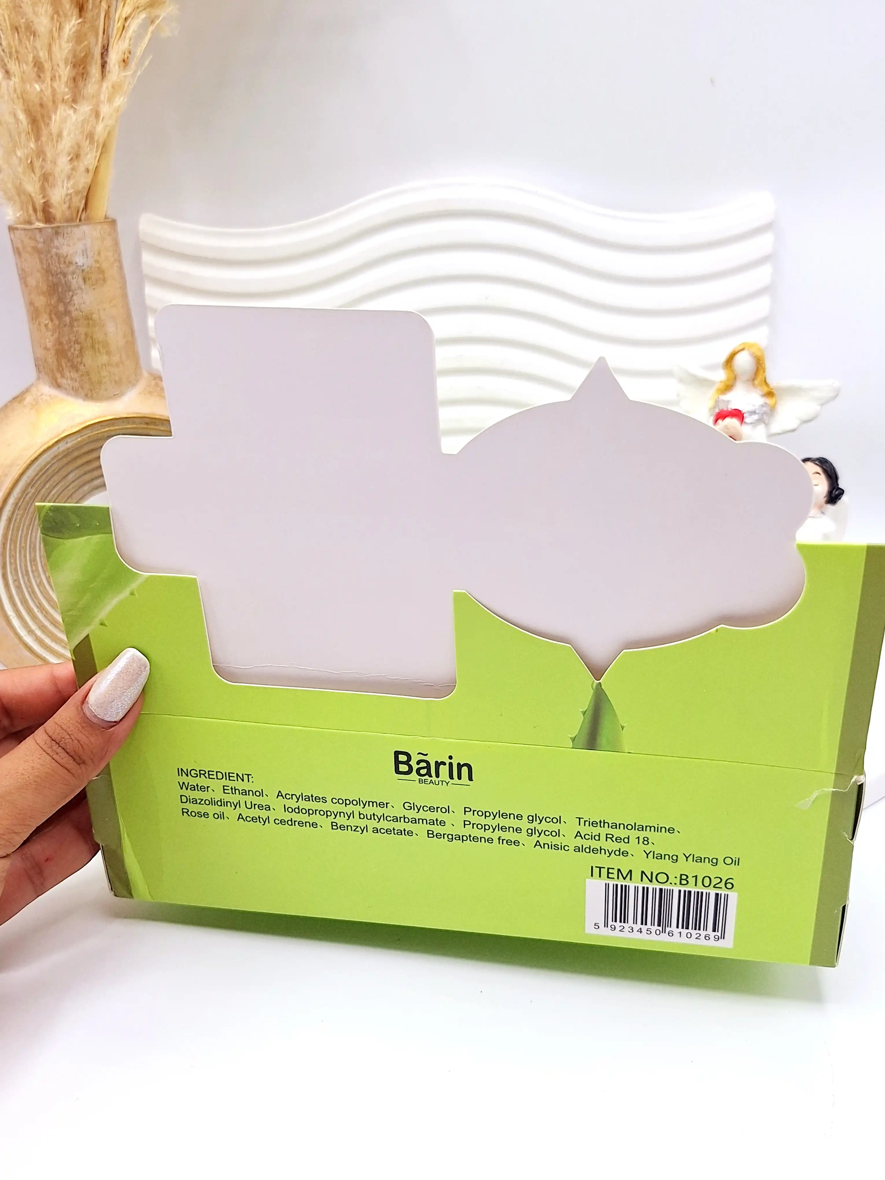 باکس 6 تایی لیپ گلاس رایحه آلوئه ورا برند Barin کد 1026