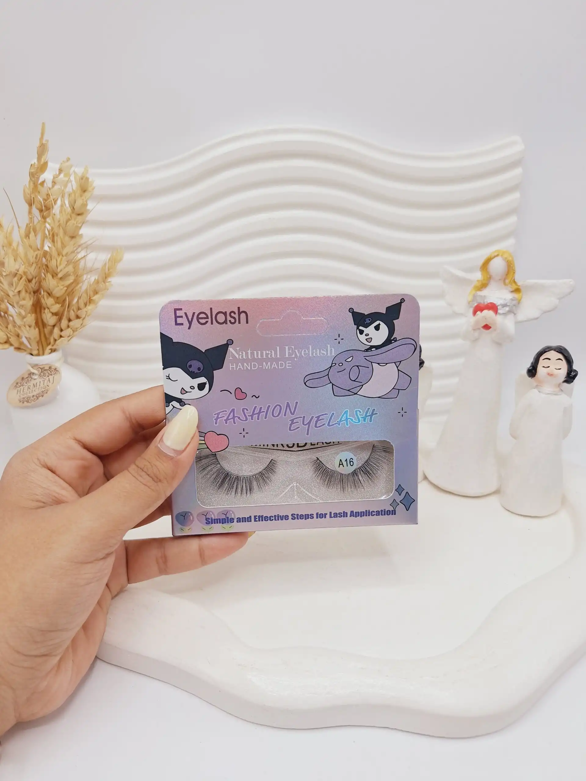 مژه مصنوعی کرومی (کارتن بنفش) کد 0402
