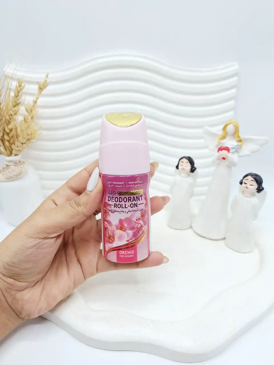 مام رولی زنانه گلی ضد تعریق DEODORANT حجم 60 میل برند مکس لیدی کد 6143