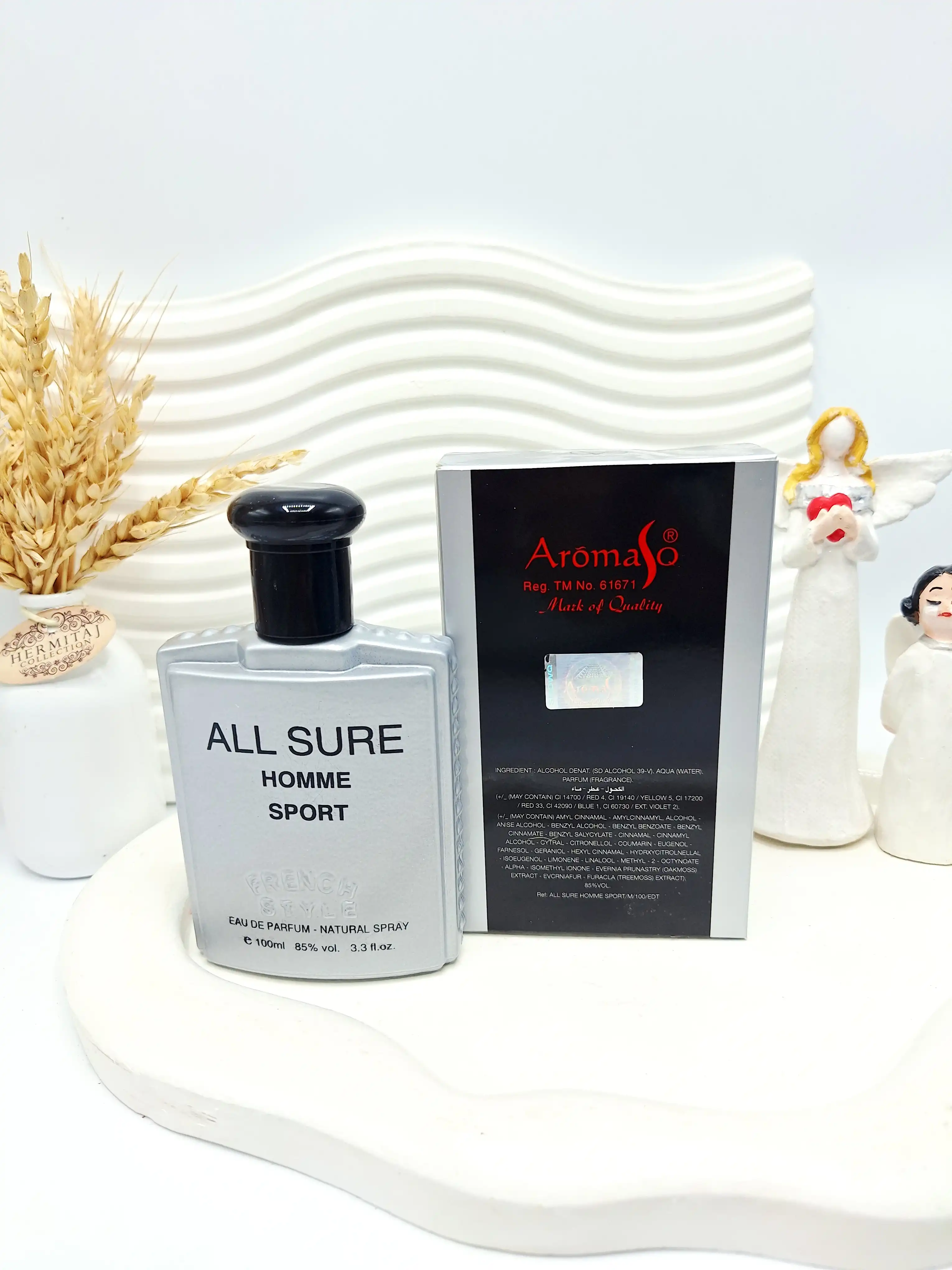 ادکلن ALL SURE HOMME SPORT حجم 100 میل ساخت امارات کد 2693