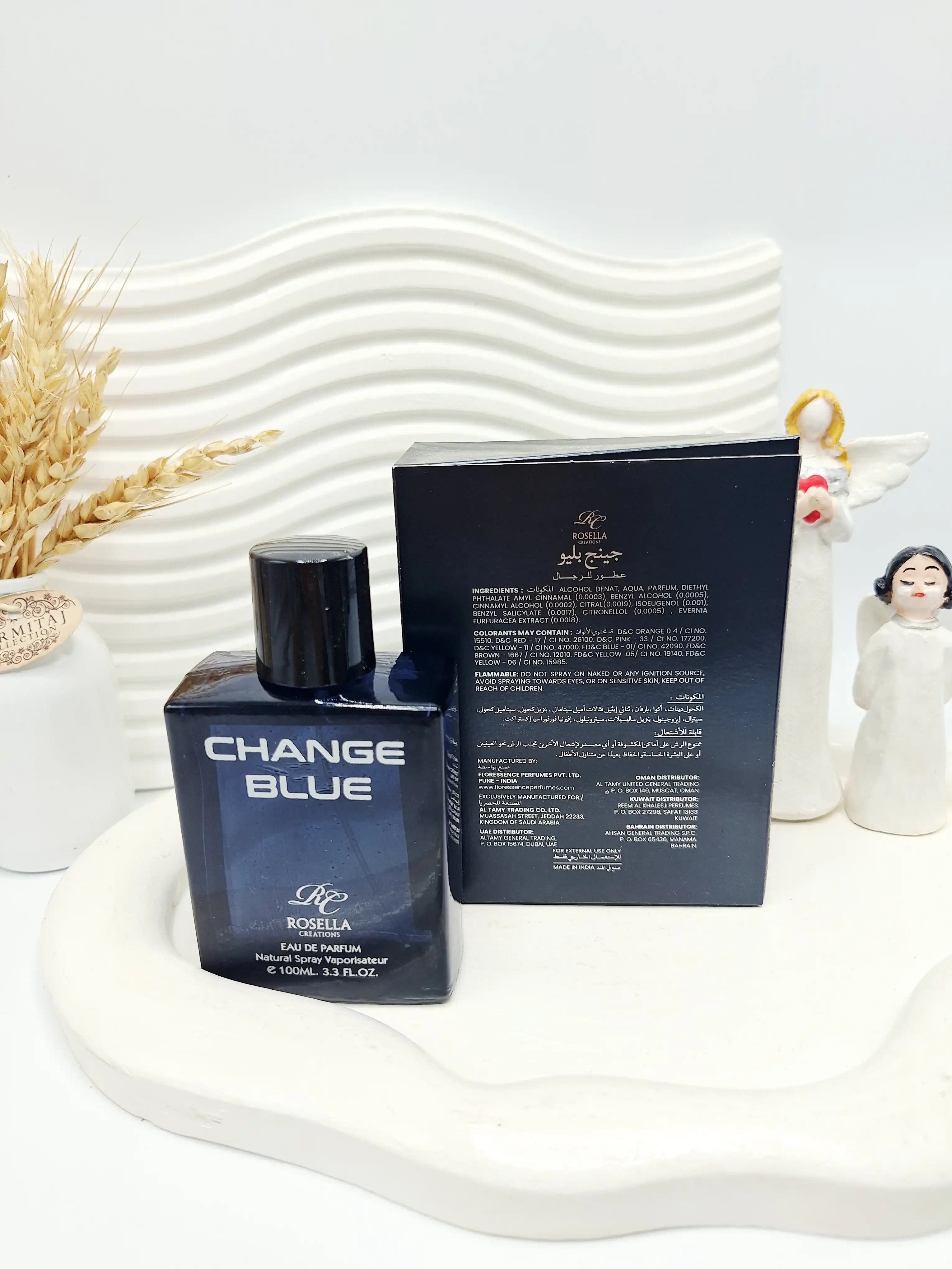 ادکلن مردانه CHANGE BLUE حجم 100 میل ساخت امارات کد 9491