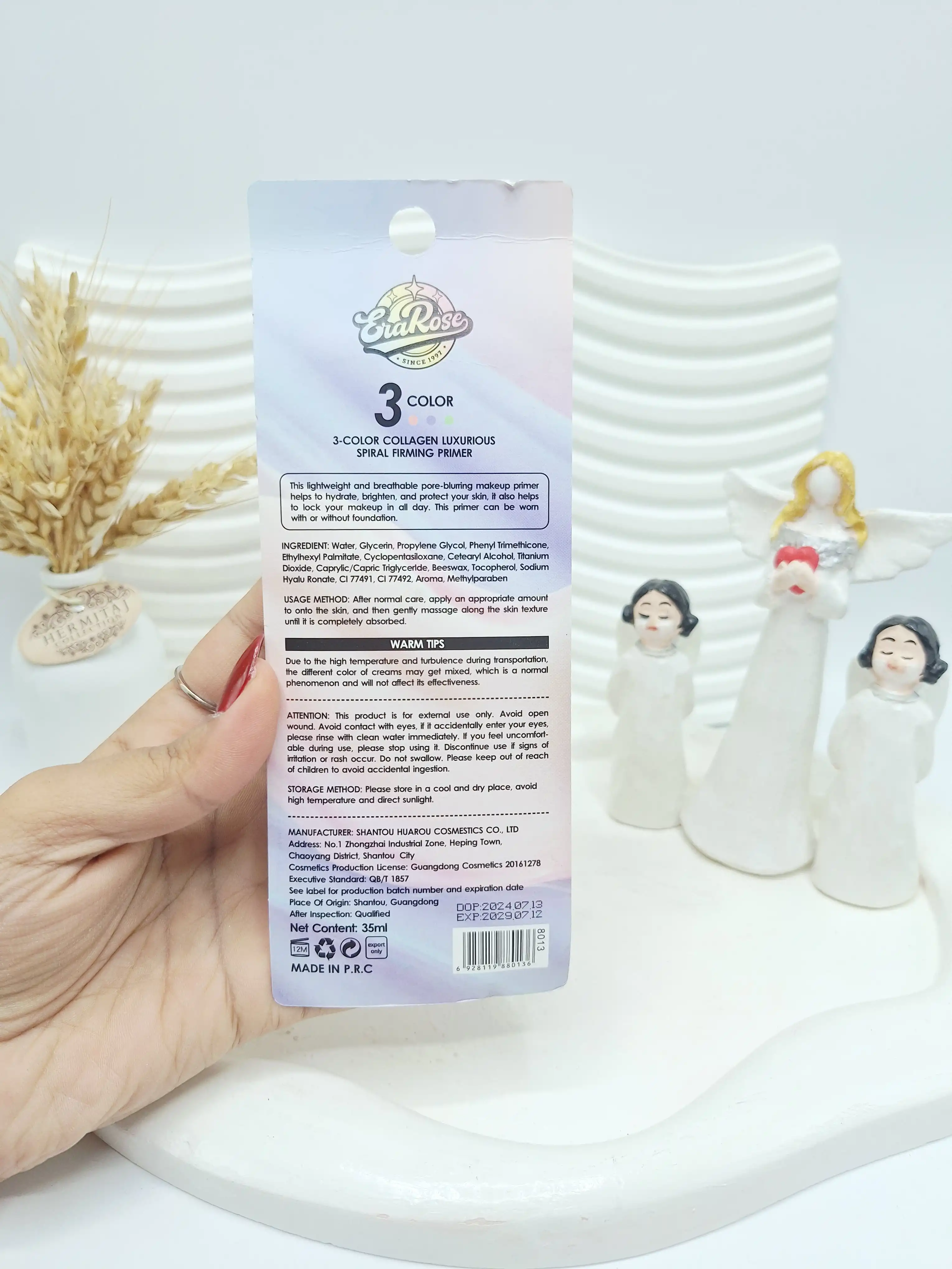پرایمر سه رنگ کلاژن إلا رز  ELa Rose کد 0136