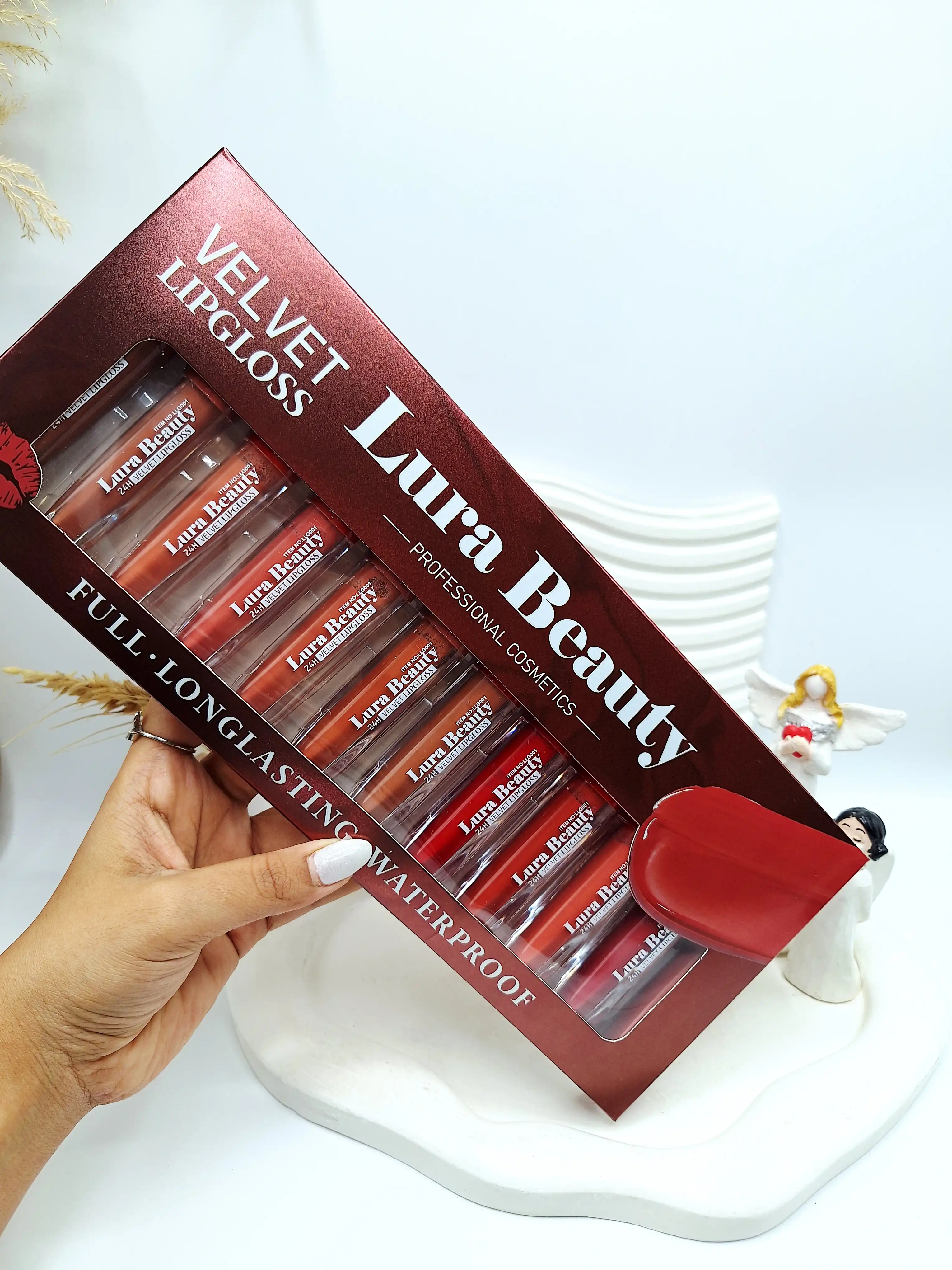 پک رژ مایع 12 تایی Lura Beauty کد 6665پک رژ مایع 12 تایی Lura Beauty کد 6665