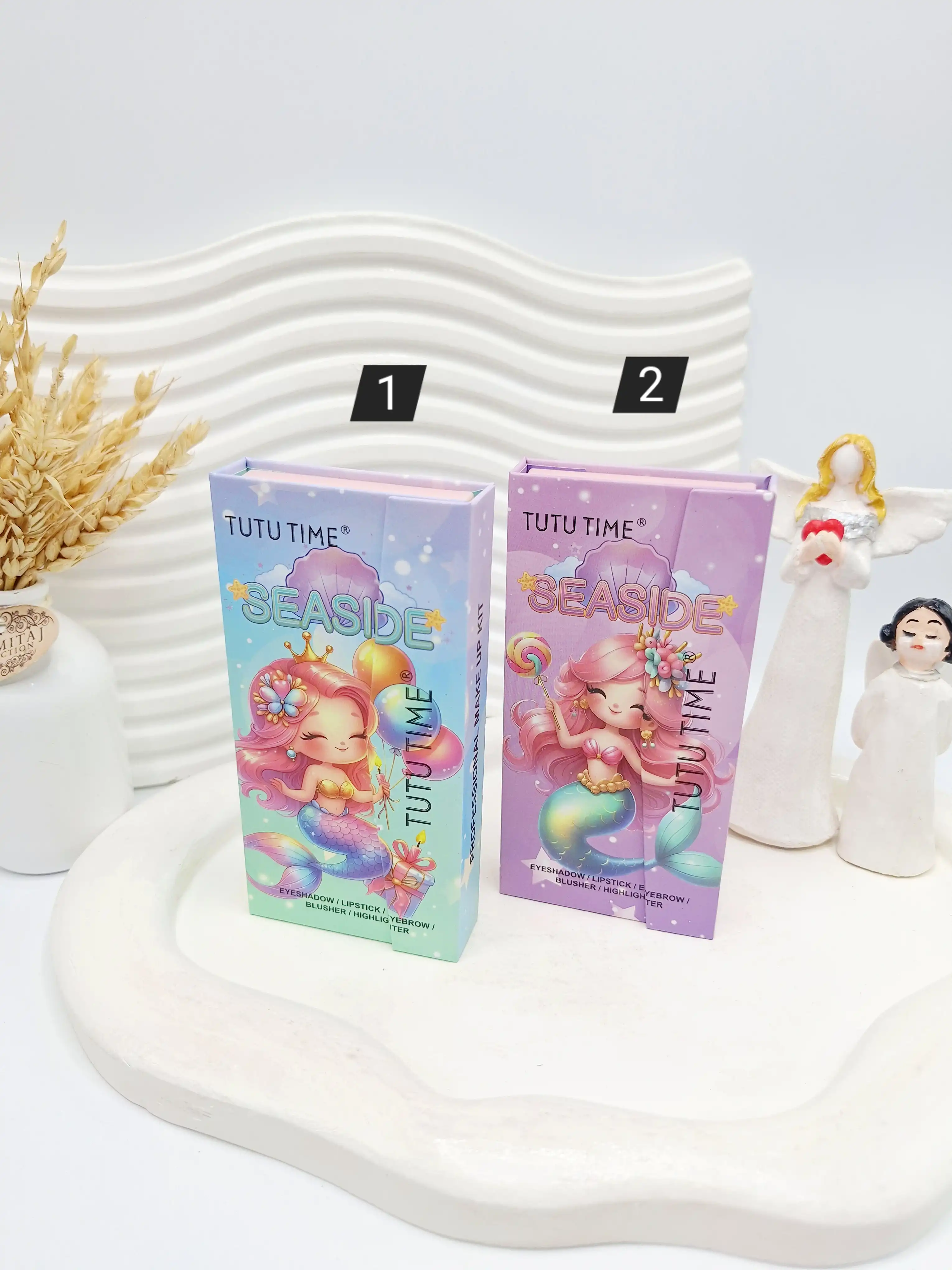 پالت سایه کتابی طرح پری دریایی برند TUTU TIME کد 625