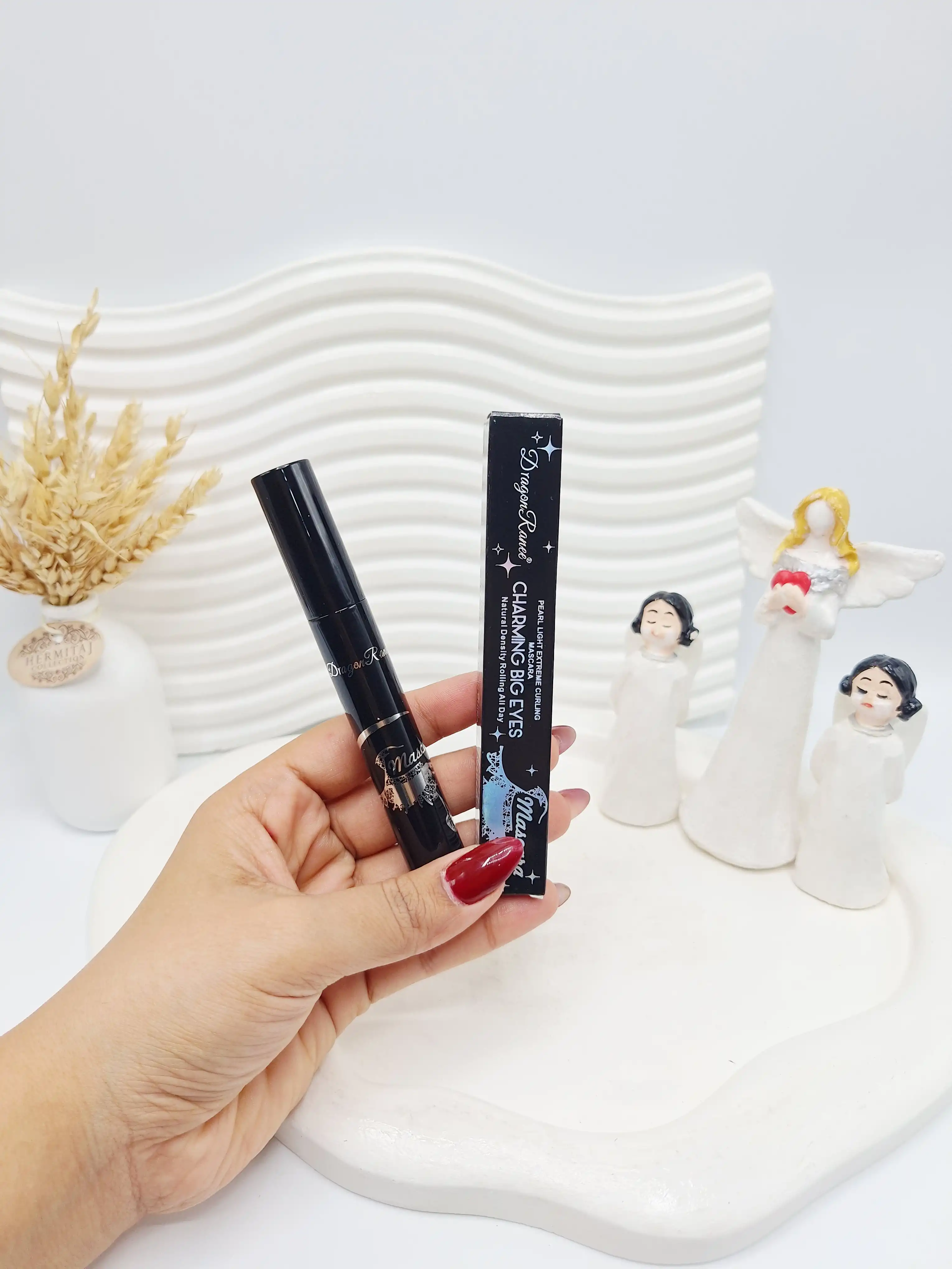 ریمل حجم دهنده در دو رنگ طلایی و آبی برند Mascara کد 6599
