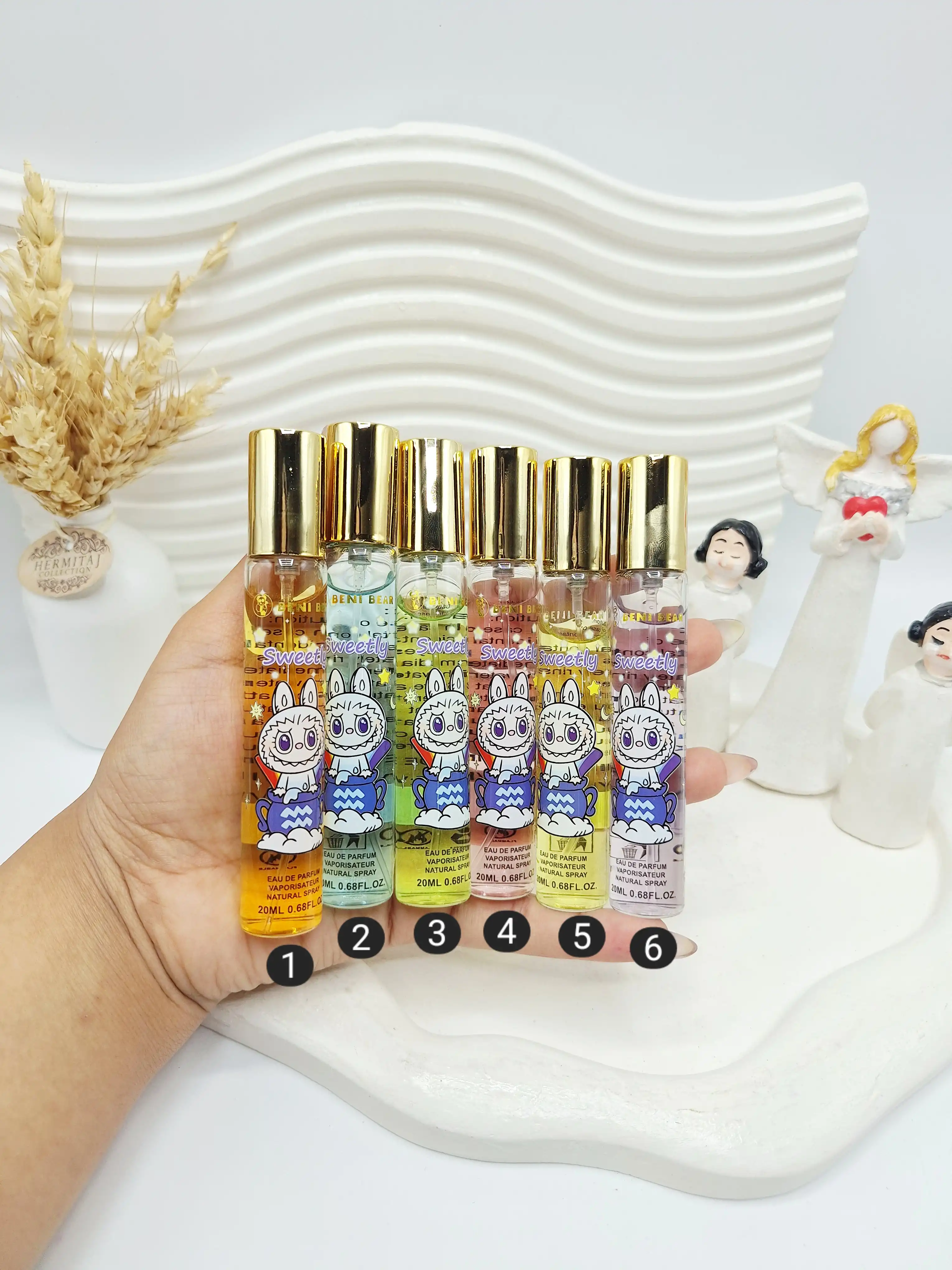 عطر قلمی حجم 20 میل طرح لبوبو بنفش کد 5463