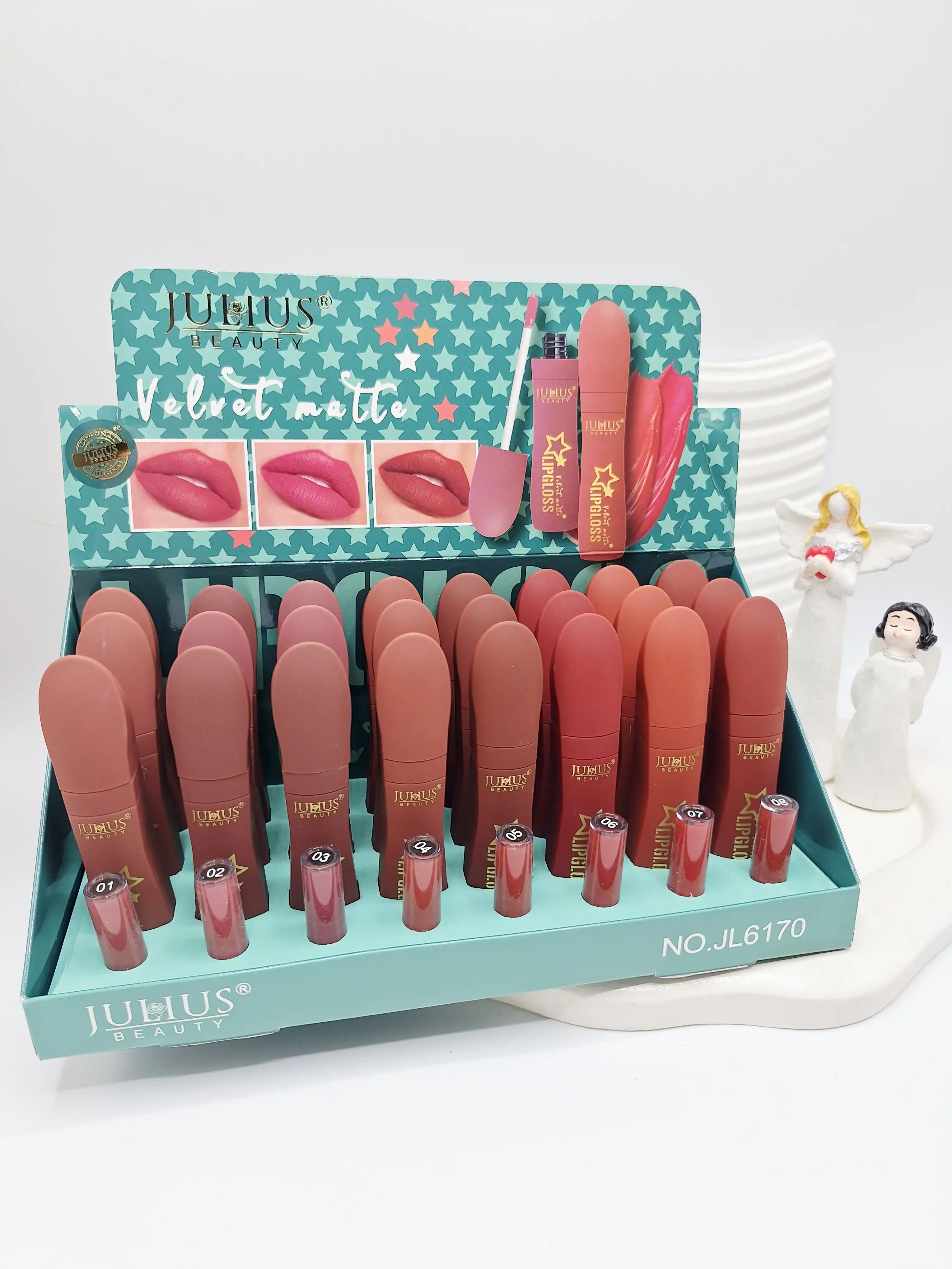 رژ لب مایع مات JULLUS BEAUTY مدل Velvet Matte کد JL6170