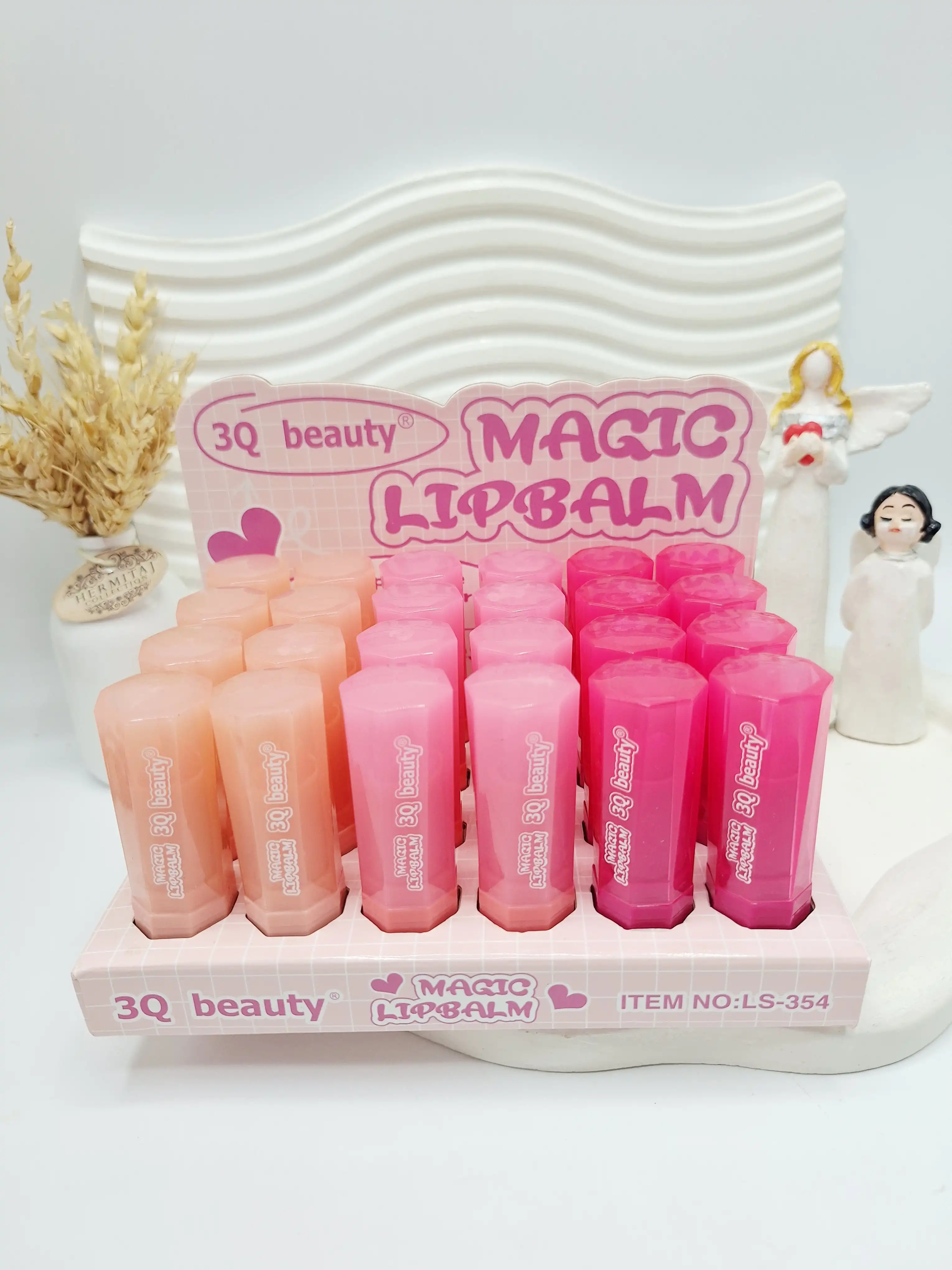 بالم لب حرارتی 3Q beauty  کد 354