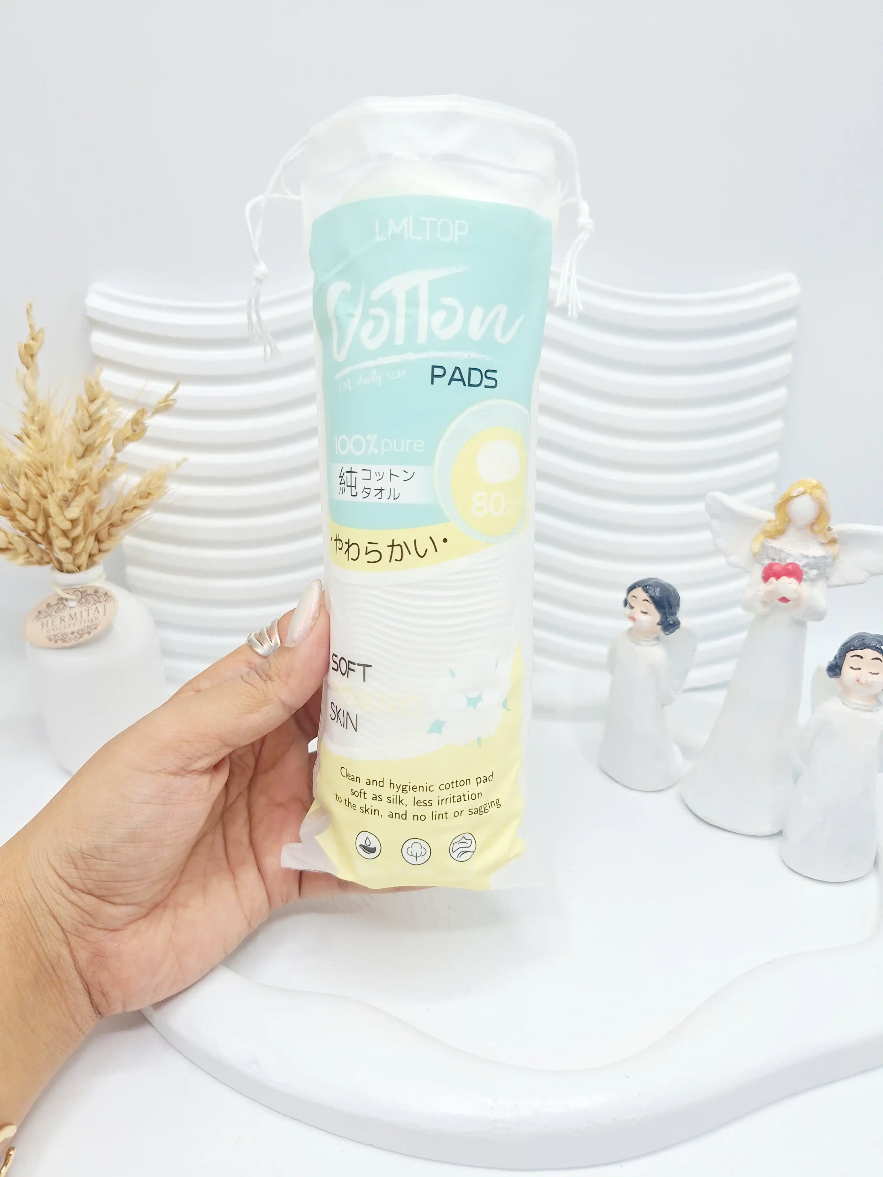 پد پنبه ای 80 عددی برند Vollon کد 7505
